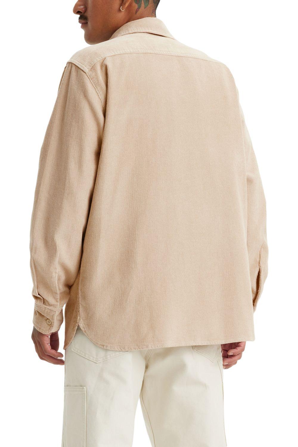 Camisa Hombre Relaxed Fit Worker Gris Levis 19587-0277-1