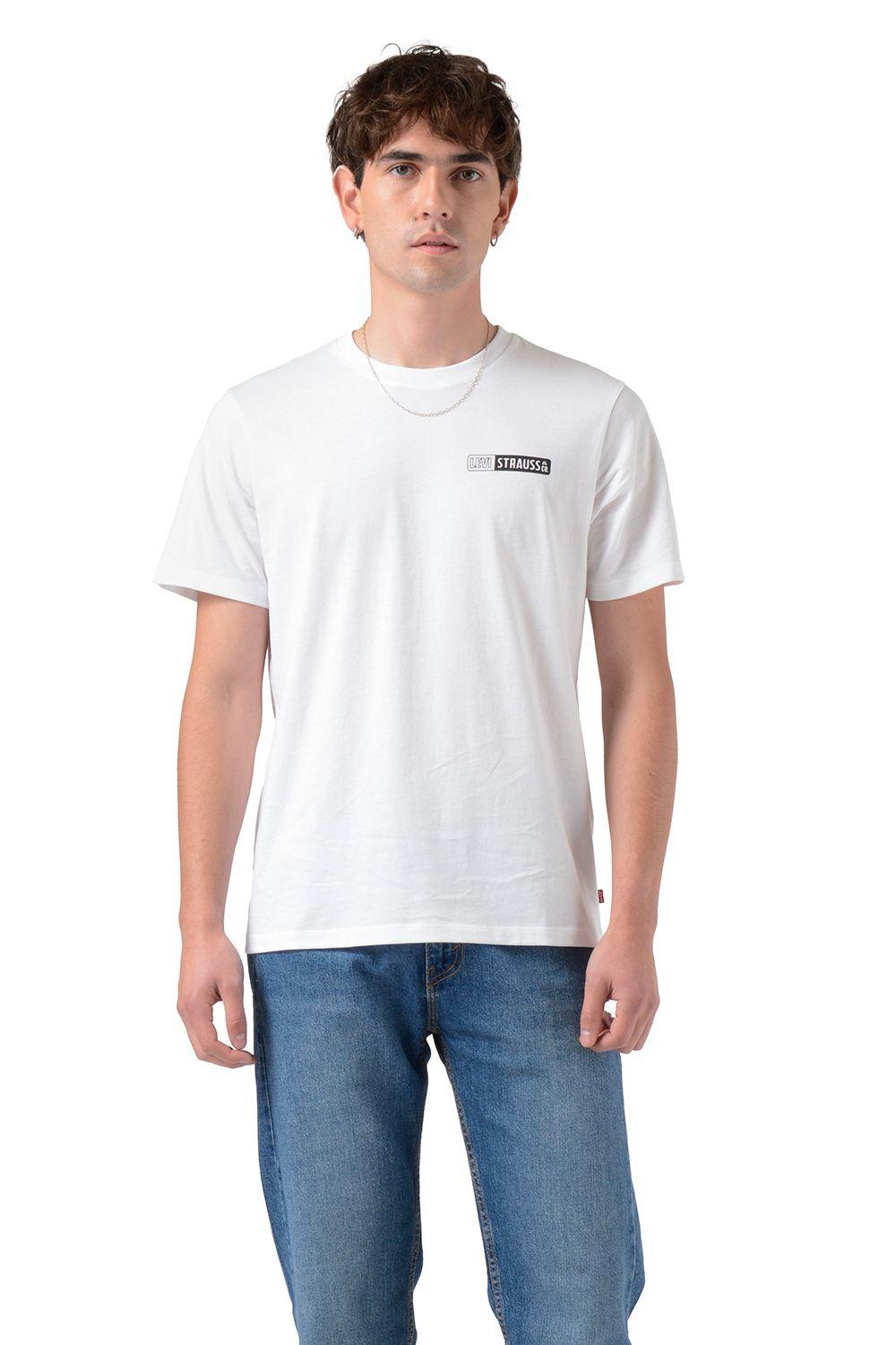Polera Hombre Graphic Crewneck Tee Blanco Levis 22491-1992-0