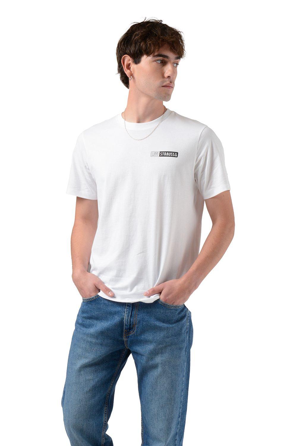 Polera Hombre Graphic Crewneck Tee Blanco Levis 22491-1992-2
