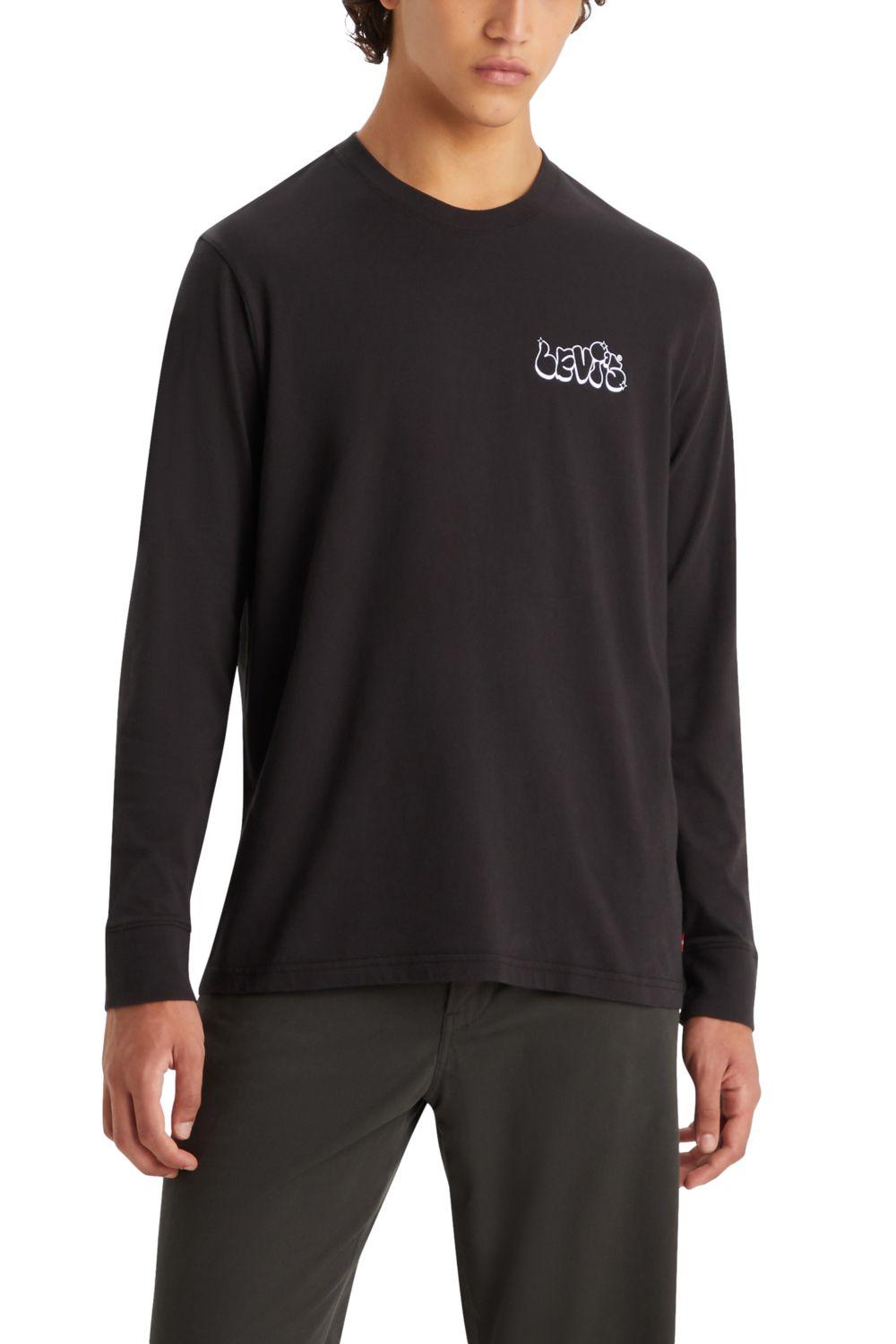 Polera Hombre Relaxed Fit Manga Larga Negro Levis 16139-0186-0