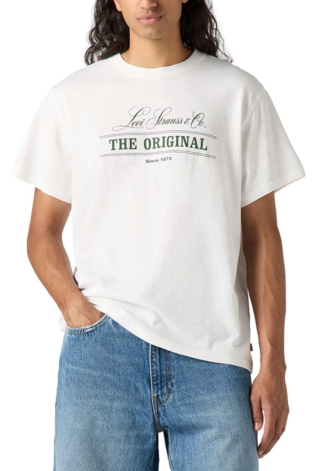 Polera Hombre Ss Relaxed Fit Tee Blanco Levis 16143-1841-0