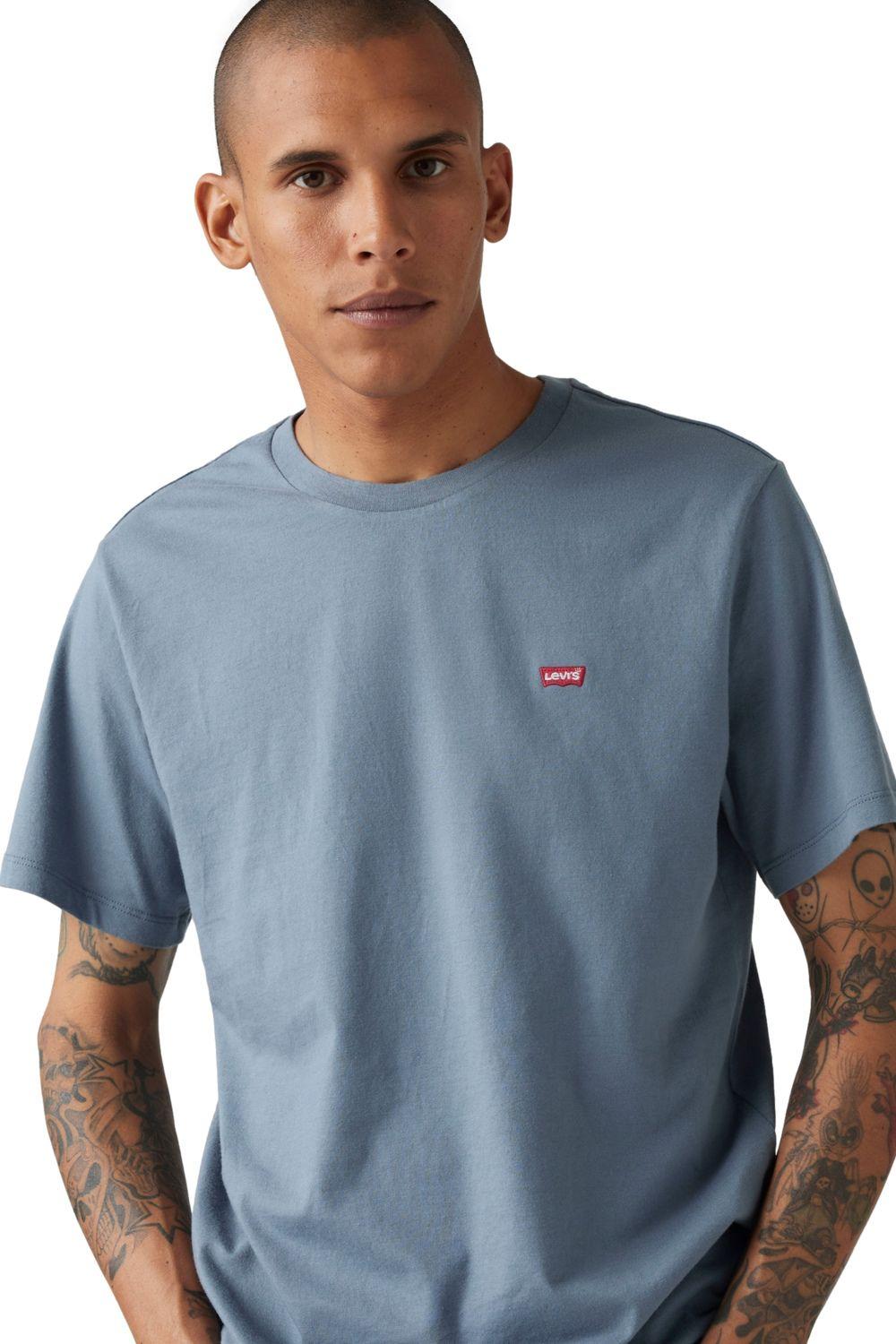 Polera Hombre Ss Classic Hm Tee Azul Levis 56809-0142-2