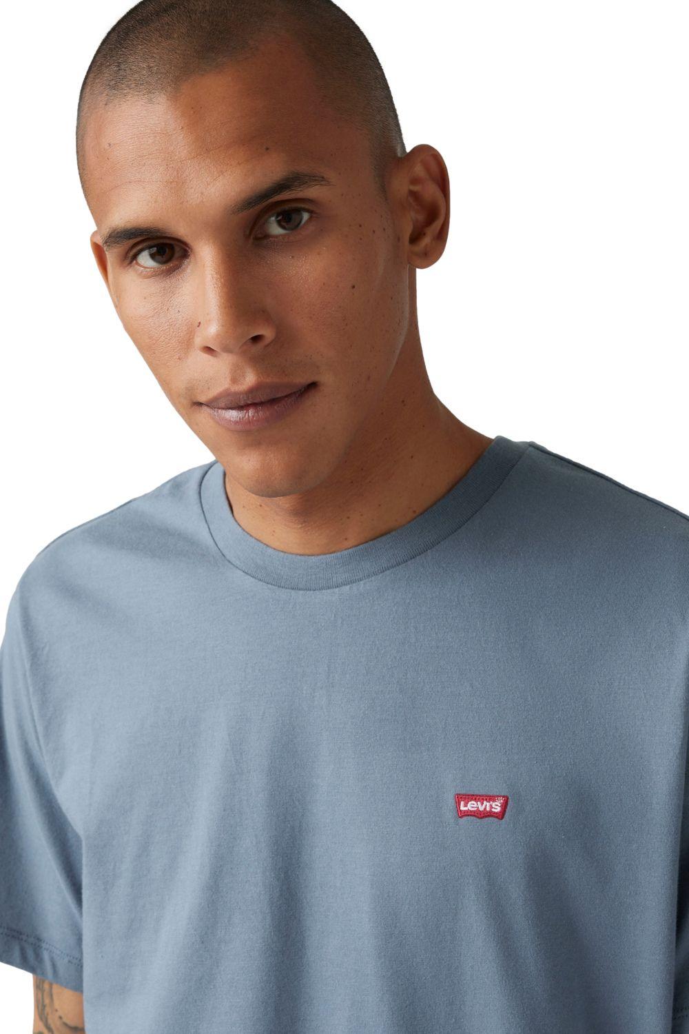 Polera Hombre Ss Classic Hm Tee Azul Levis 56809-0142-3