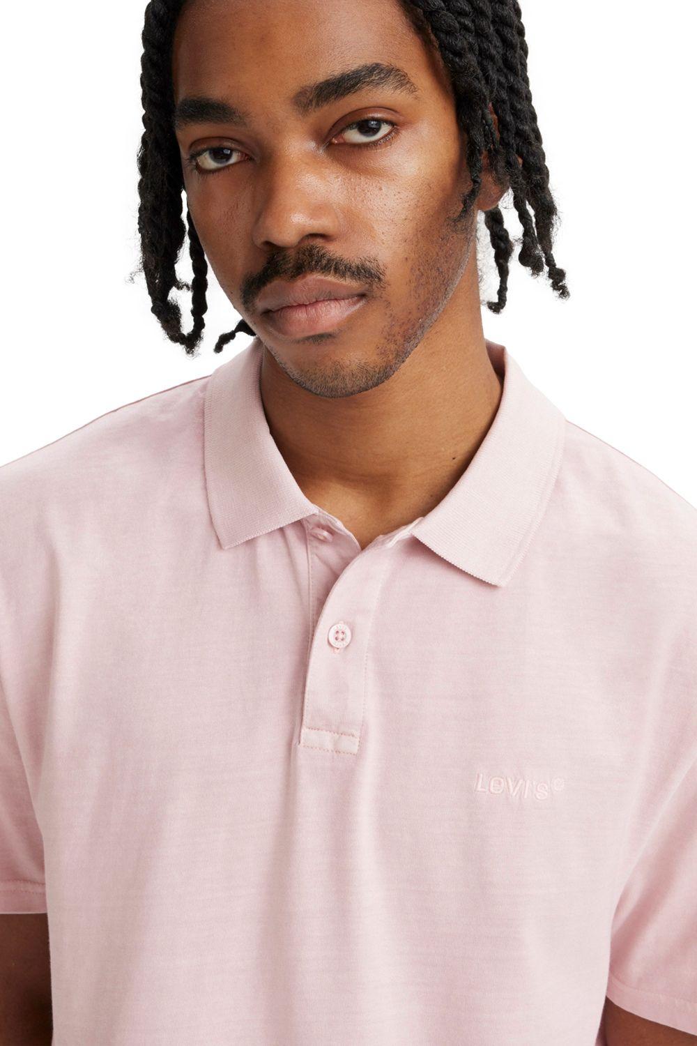 Polera Hombre Authentic Polo Rosado Levis A6735-0019-3