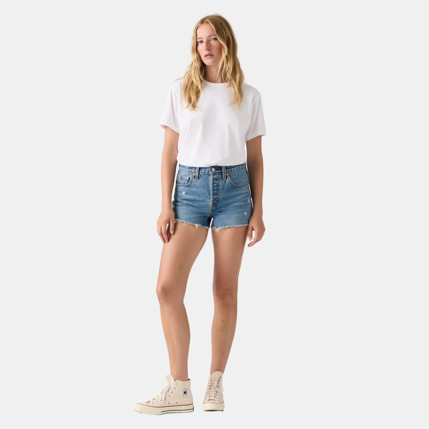Short Mujer 501 Original Azul Levis 56327-0539-3