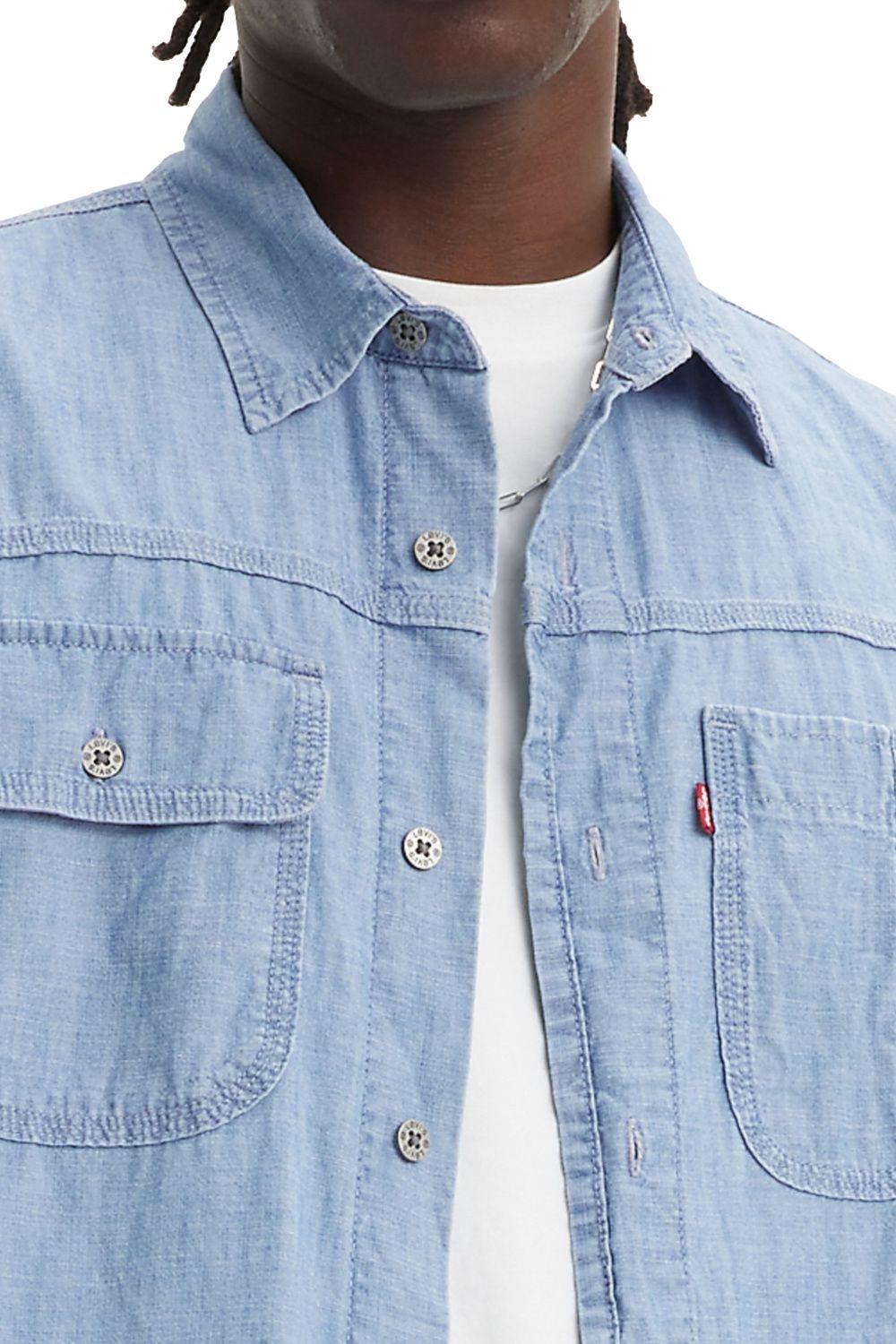 Camisa Hombre Regular Fit Auburn Azul Levis A7224-0001-1