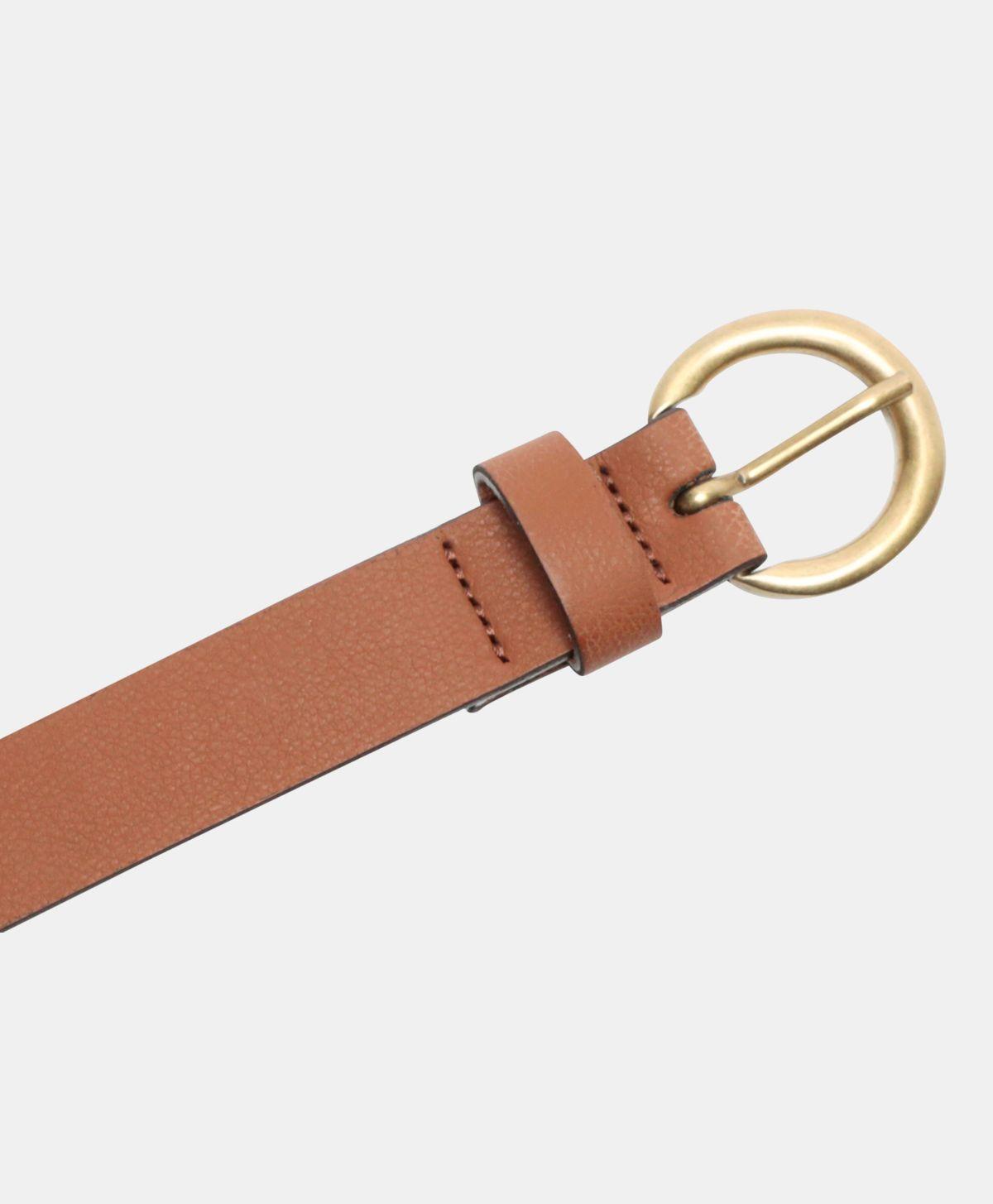 Cinturón Hombre de una cara Café y Dorado Levis LWPBN-W003-2
