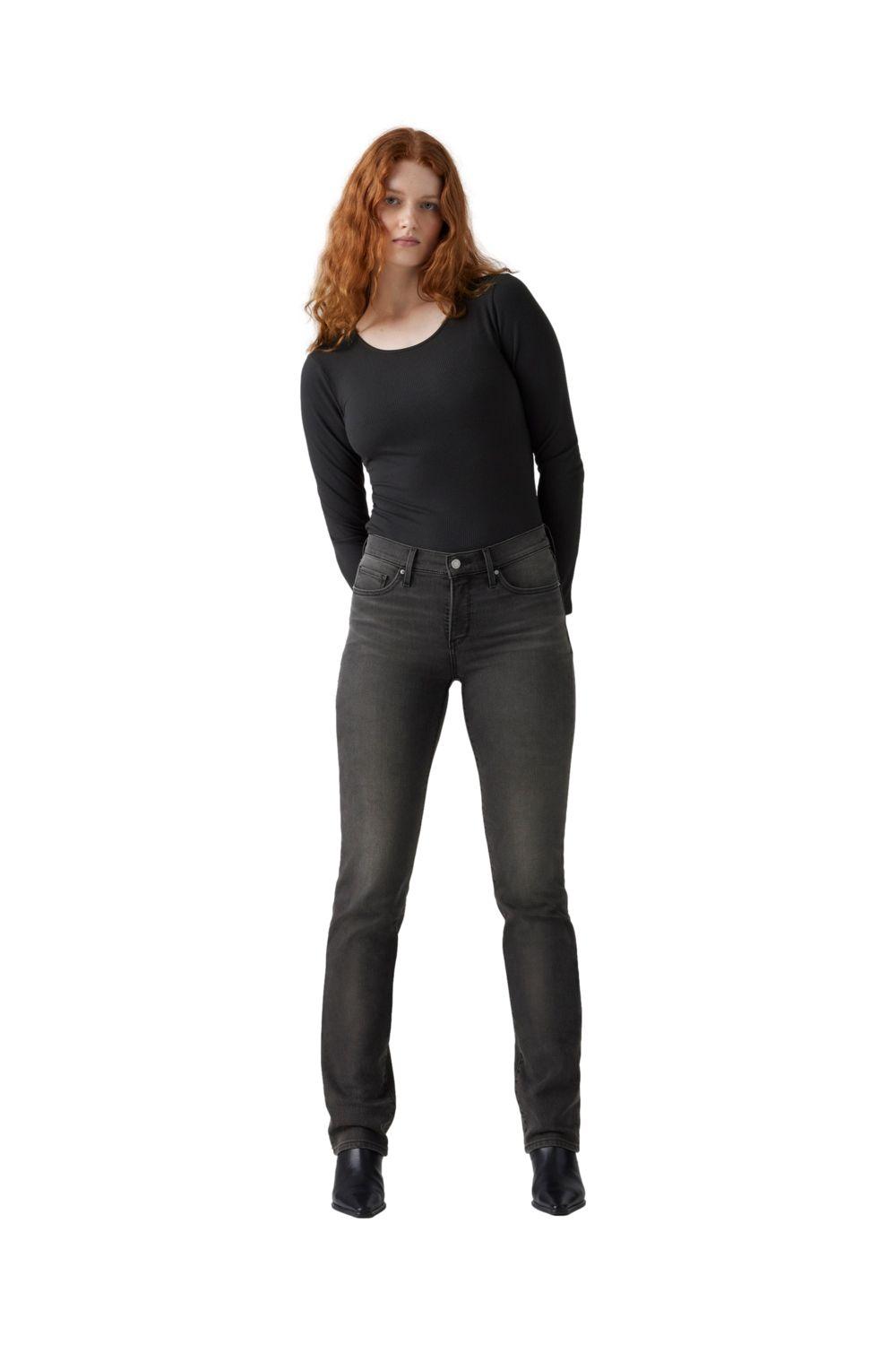Jeans Mujer 314 Shaping Straight Negro Levis 19631-0281-3