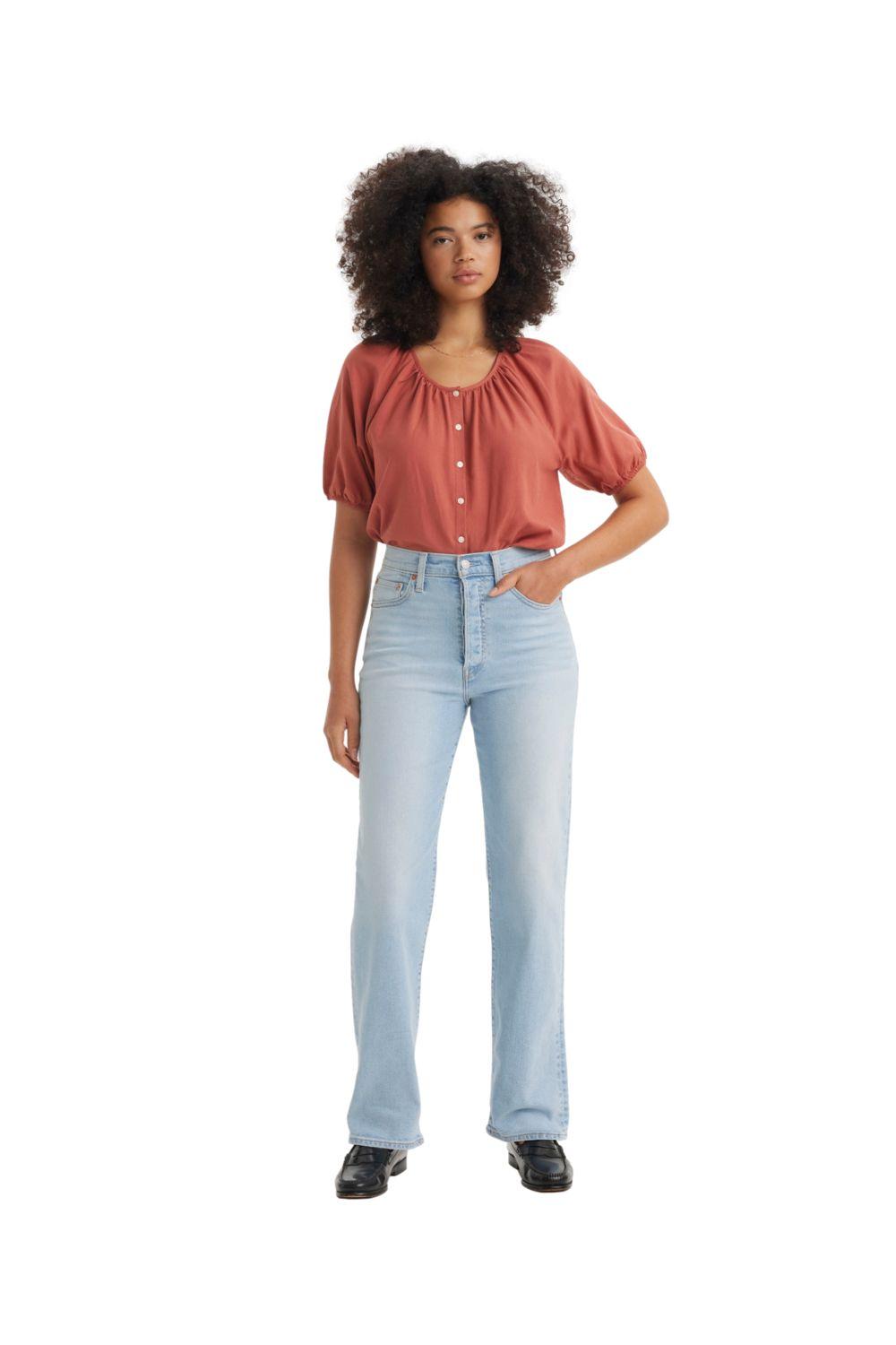 Jeans Mujer Ribcage Full Length Azul Levis 79078-0018-3