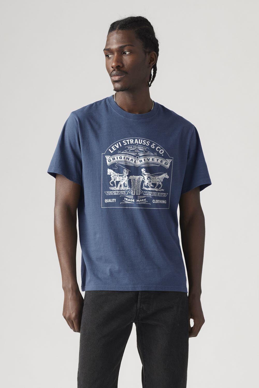 Polera Hombre Relaxed Fit Tee Azul Levis 16143-2166-0