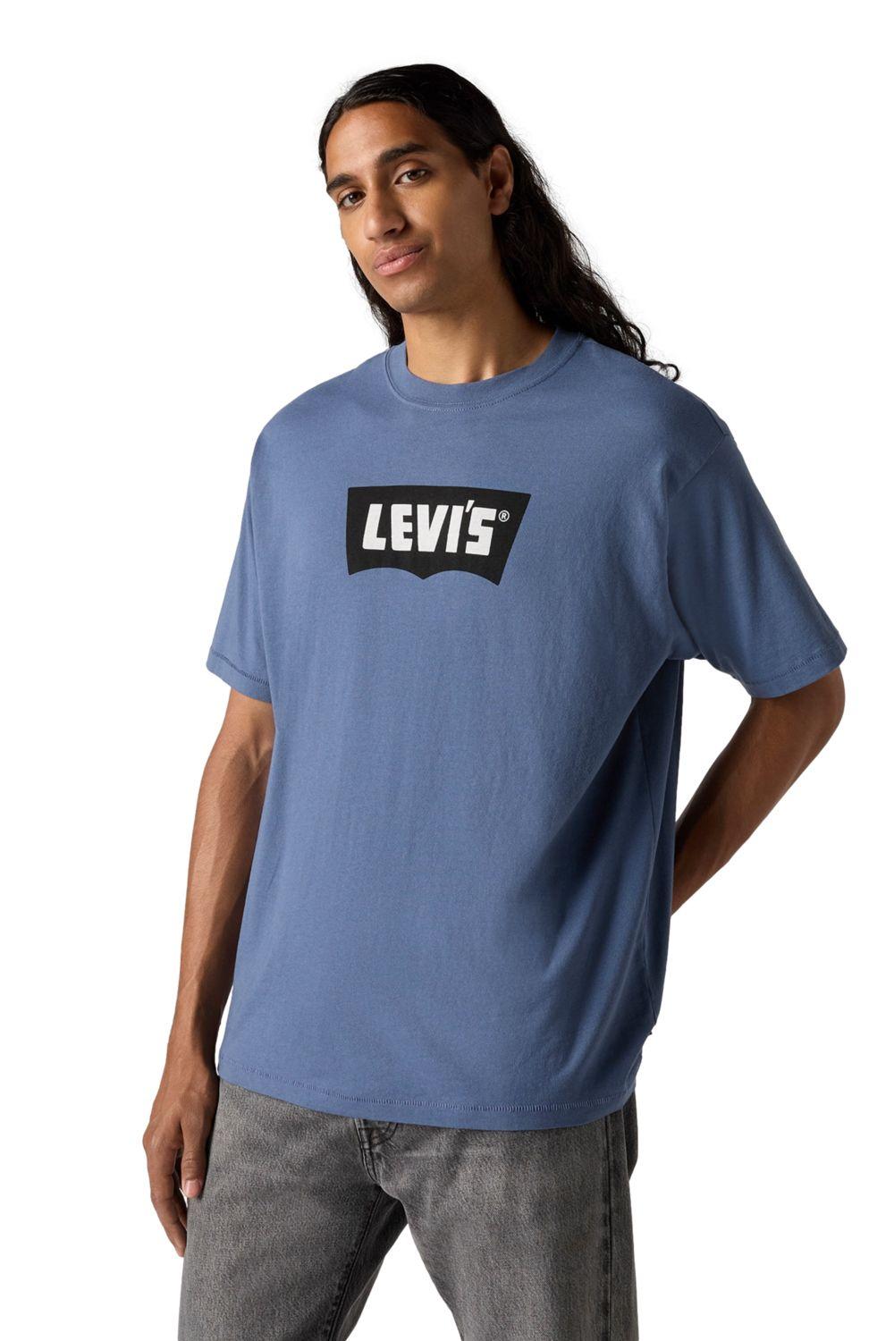 Polera Hombre Vintage Bw Graphic Tee Azul Levis 000RY-0007-2