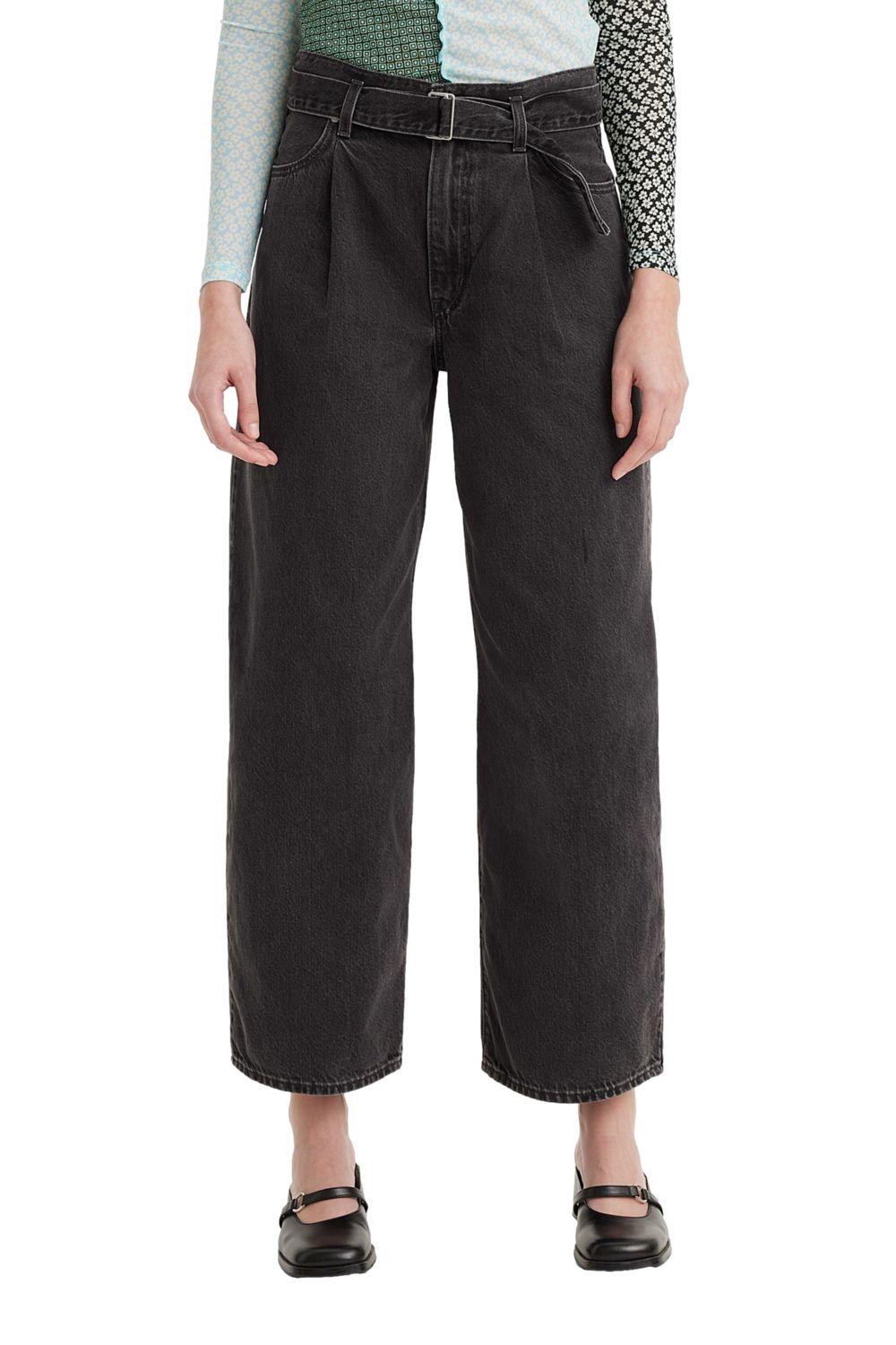 Jeans Mujer Belted Baggy Negro Levis A5926-0001-0