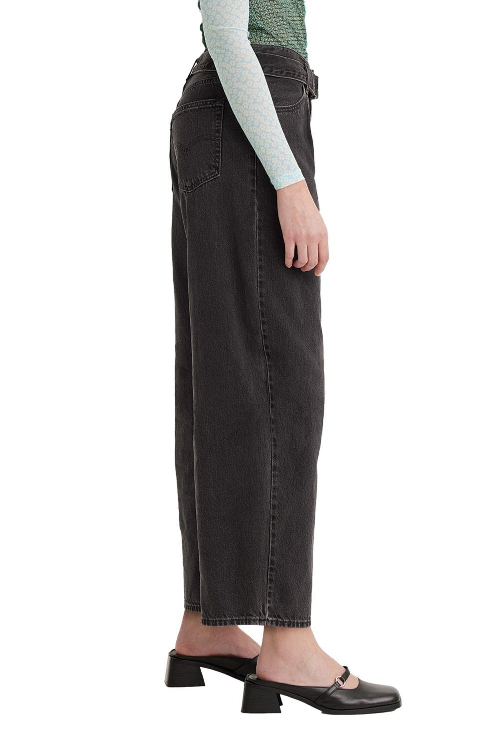 Jeans Mujer Belted Baggy Negro Levis A5926-0001-1