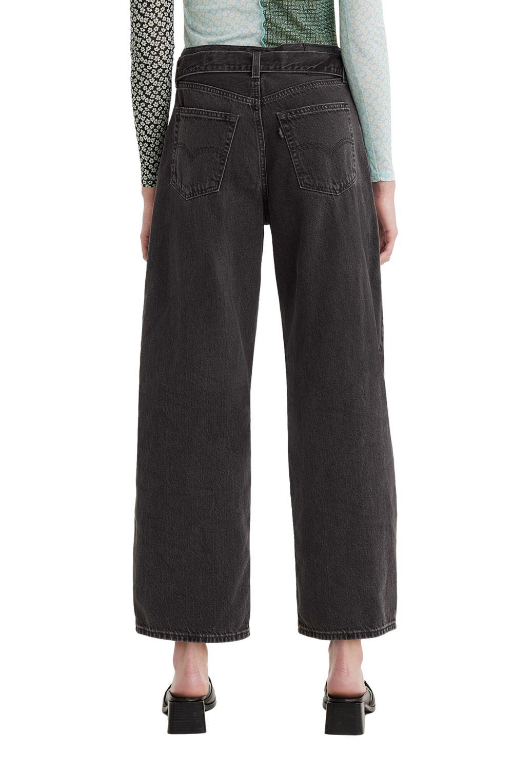 Jeans Mujer Belted Baggy Negro Levis A5926-0001-2
