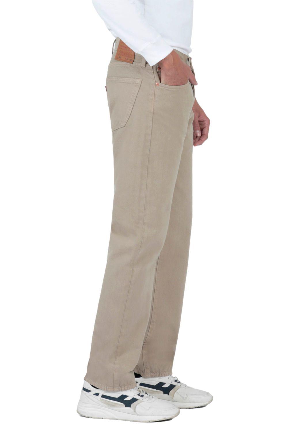 Jeans Hombre 501 Original  Khaki Levis 00501-3384-1
