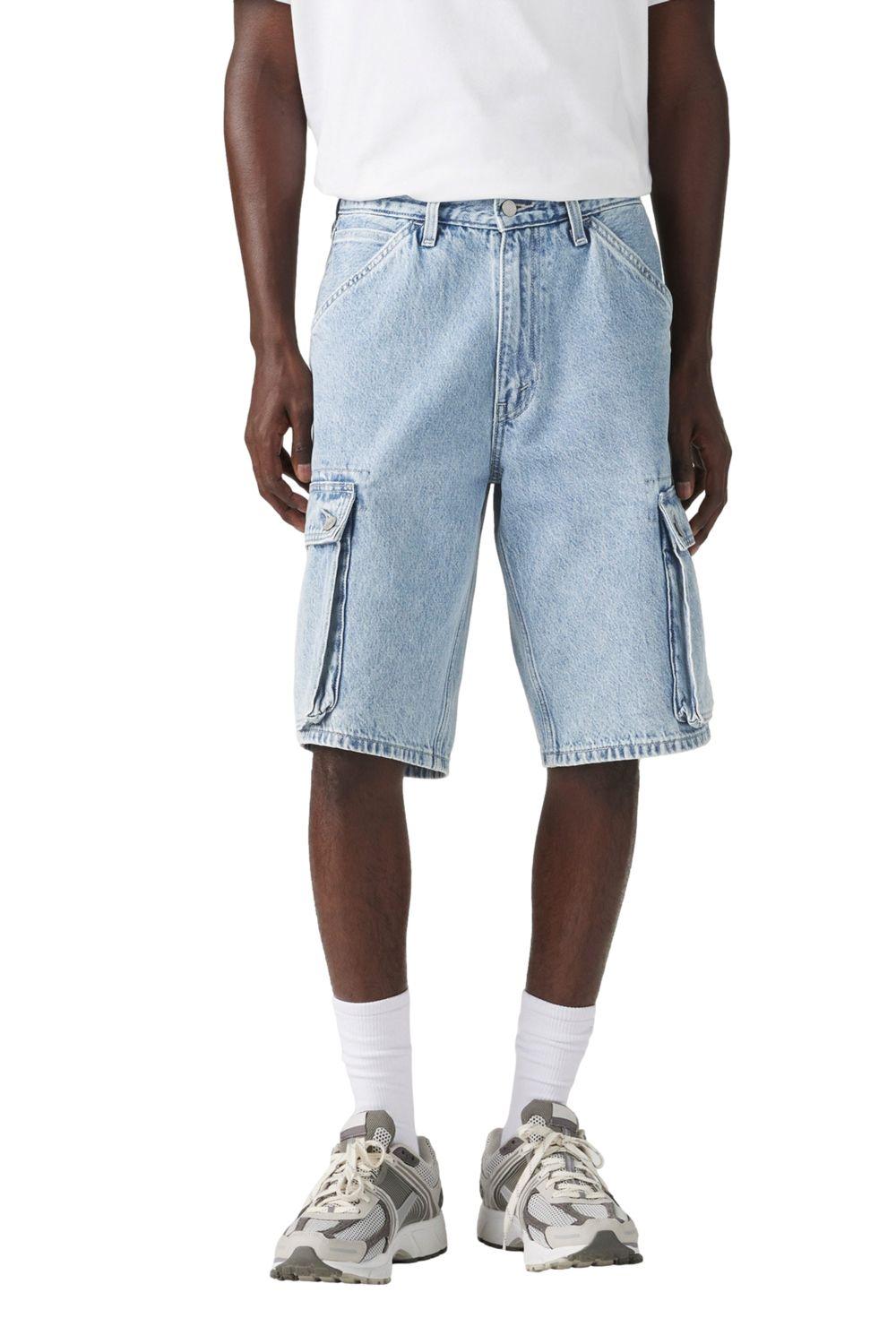 Shorts Hombre 478 Baggy Cargo Celeste Levis 001GU-0004-0
