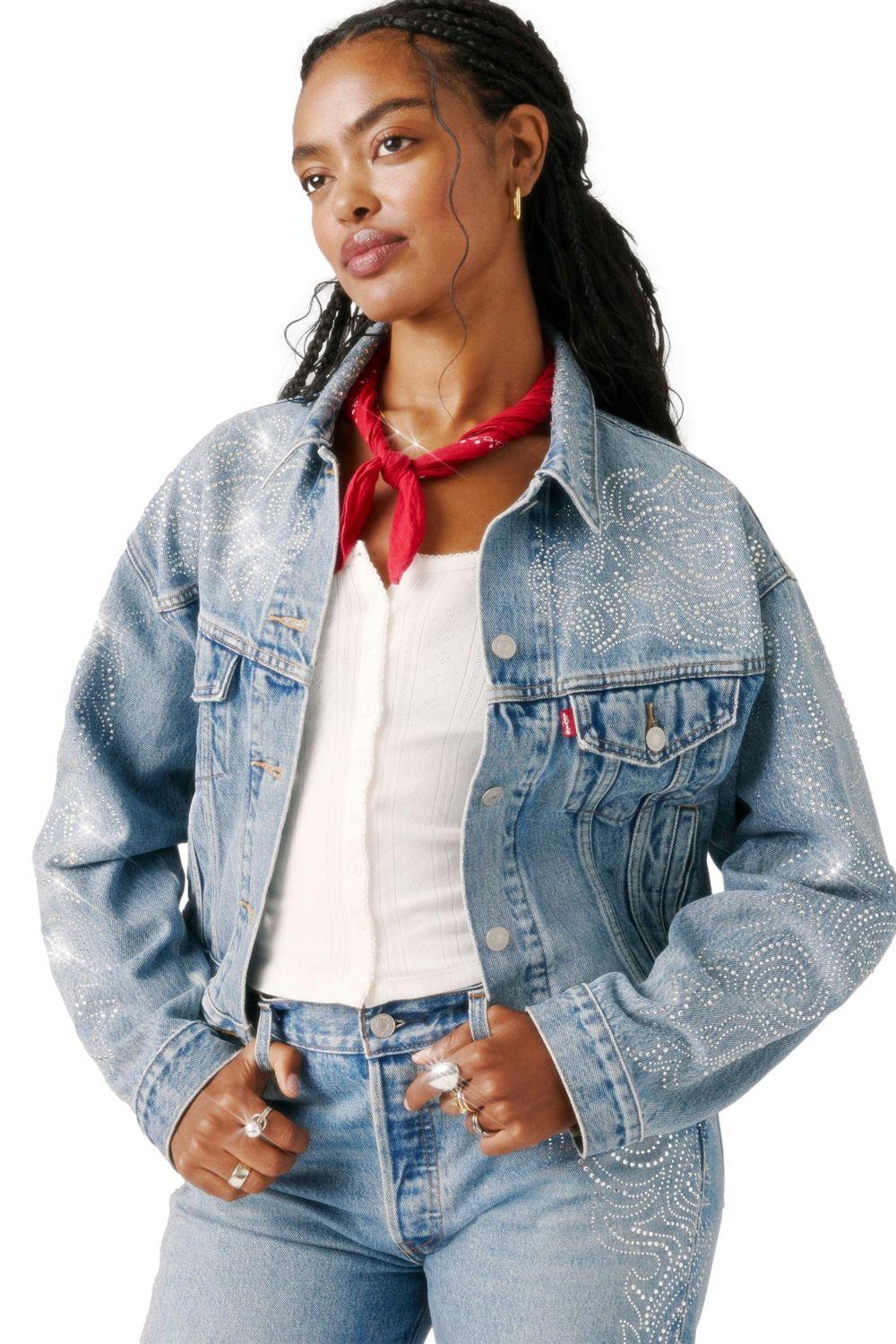 Chaqueta Mujer Shrunken 90s Celeste Levis A9456-0005-2