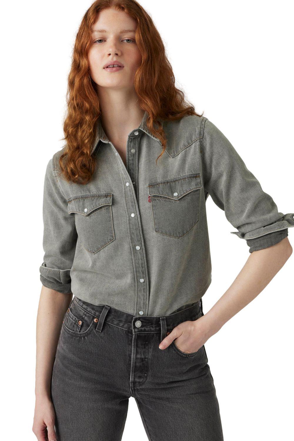 Blusa Mujer The Ultimate Western Gris Levis 86832-0051-2