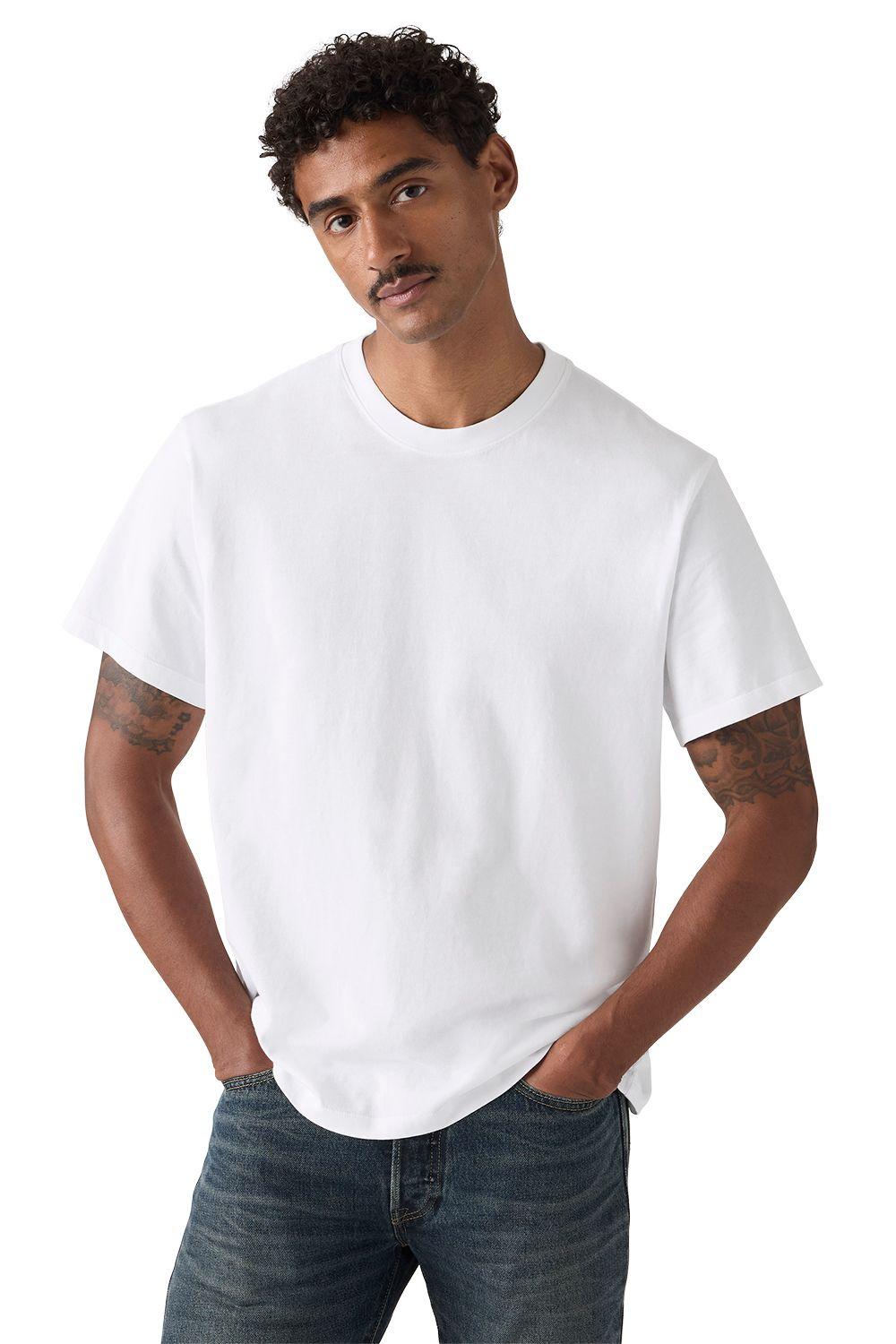 Polera Hombre Softee Blanco Levis 005GZ-0001-2