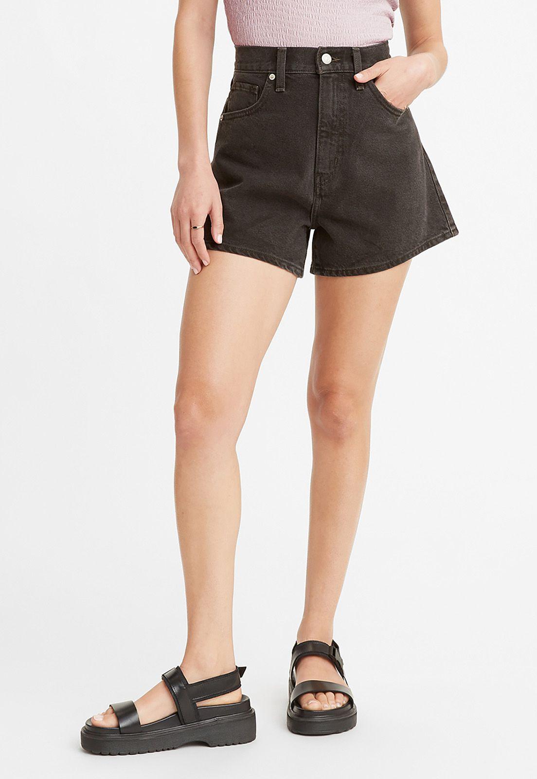 Shorts Mujer High Waisted Mom Negro Levis A1965-0000-0