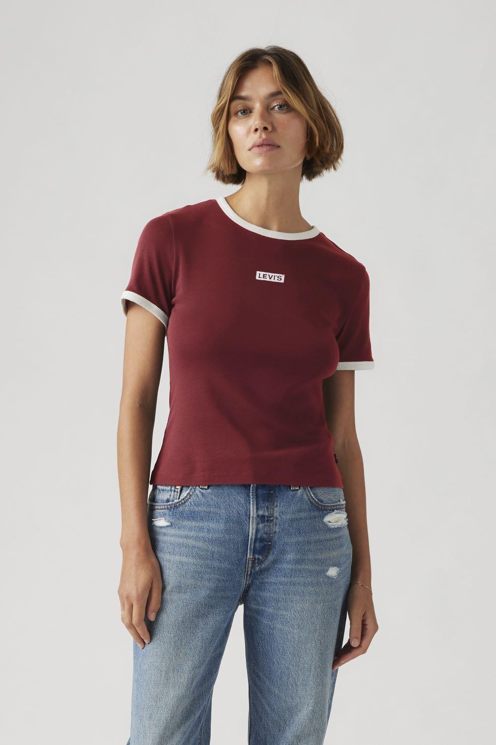 Polera Mujer Graphic Ringer Rickie Burdeo Levis A3519-0046-0