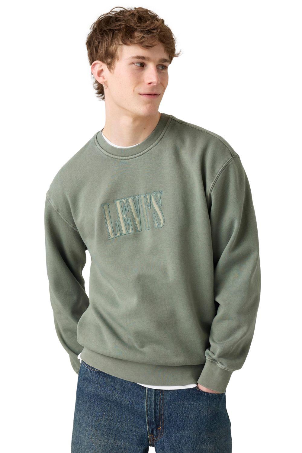 Polerón Hombre Relaxd Graphic Crew Verde Levis 38712-0471-2