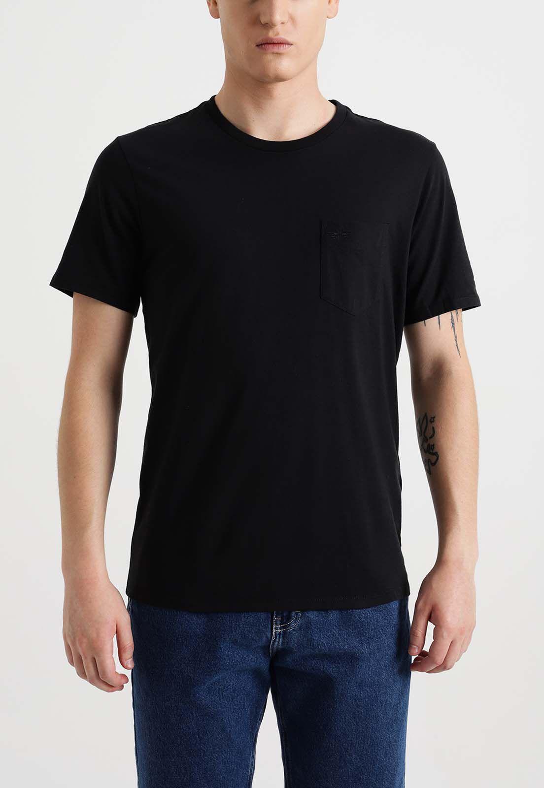 Polera Pocket Tee Slim Fit Negra-0