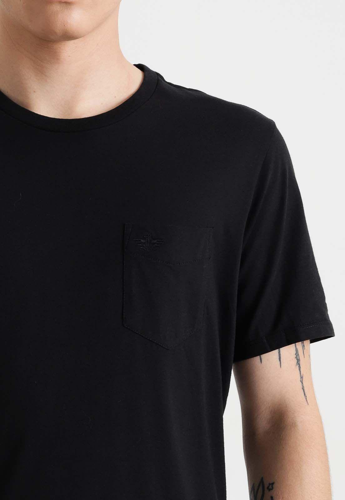 Polera Pocket Tee Slim Fit Negra-1