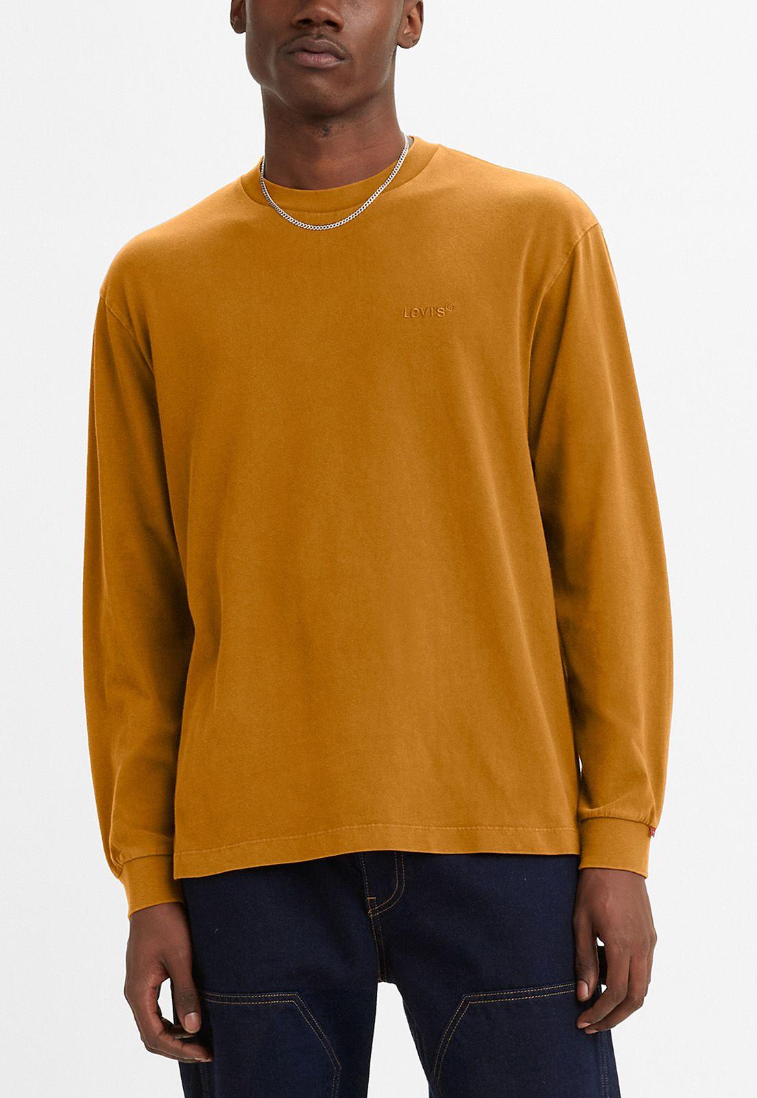 Polera Hombre Manga Larga Red Tab Mostaza Levis A0642-0025-0