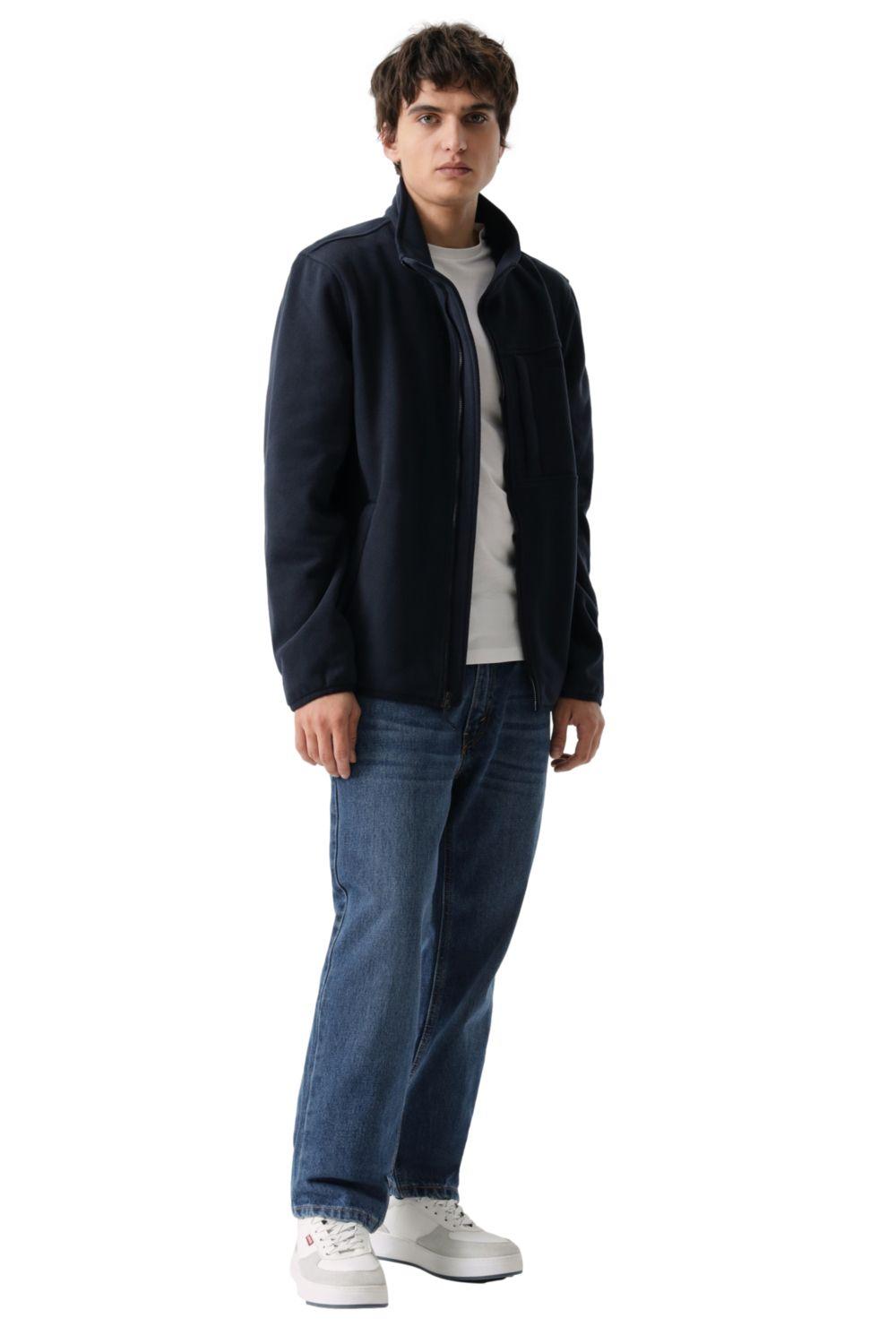 Chaqueta Hombre Polar Fleece Zip Jkt Azul Levis 59491-0558-3