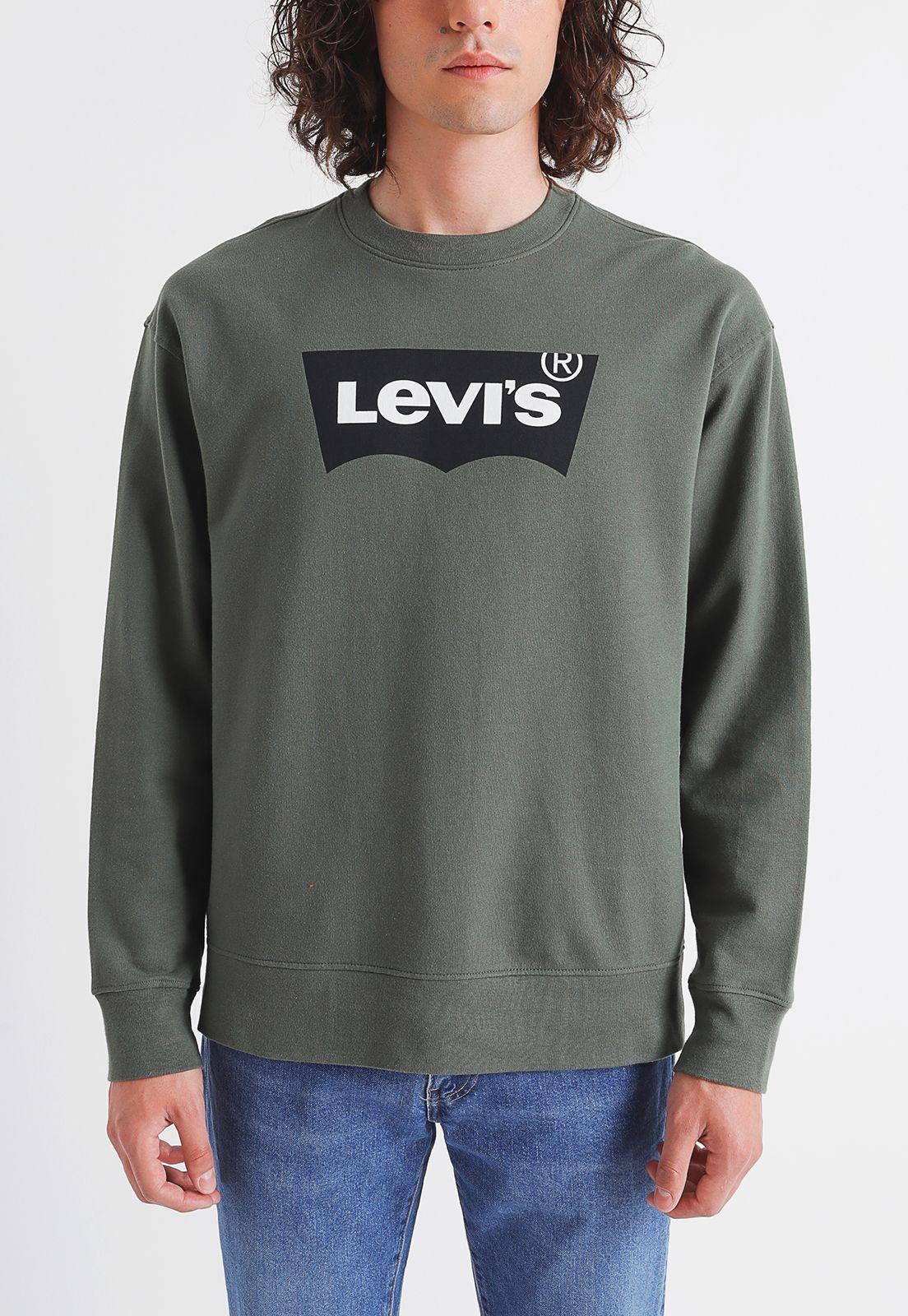 Polerón Hombre Sweats Crew Batwing Verde Levis A1572-0069-0