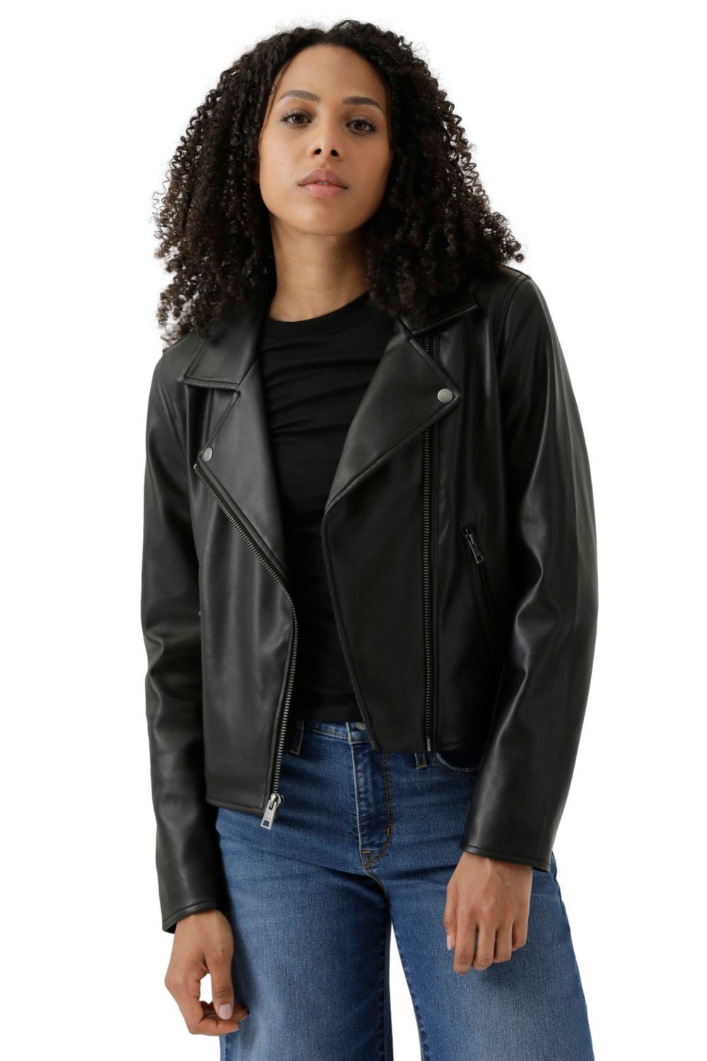 Chaqueta Mujer Leather Moto Negro Levis 59544-0611-3