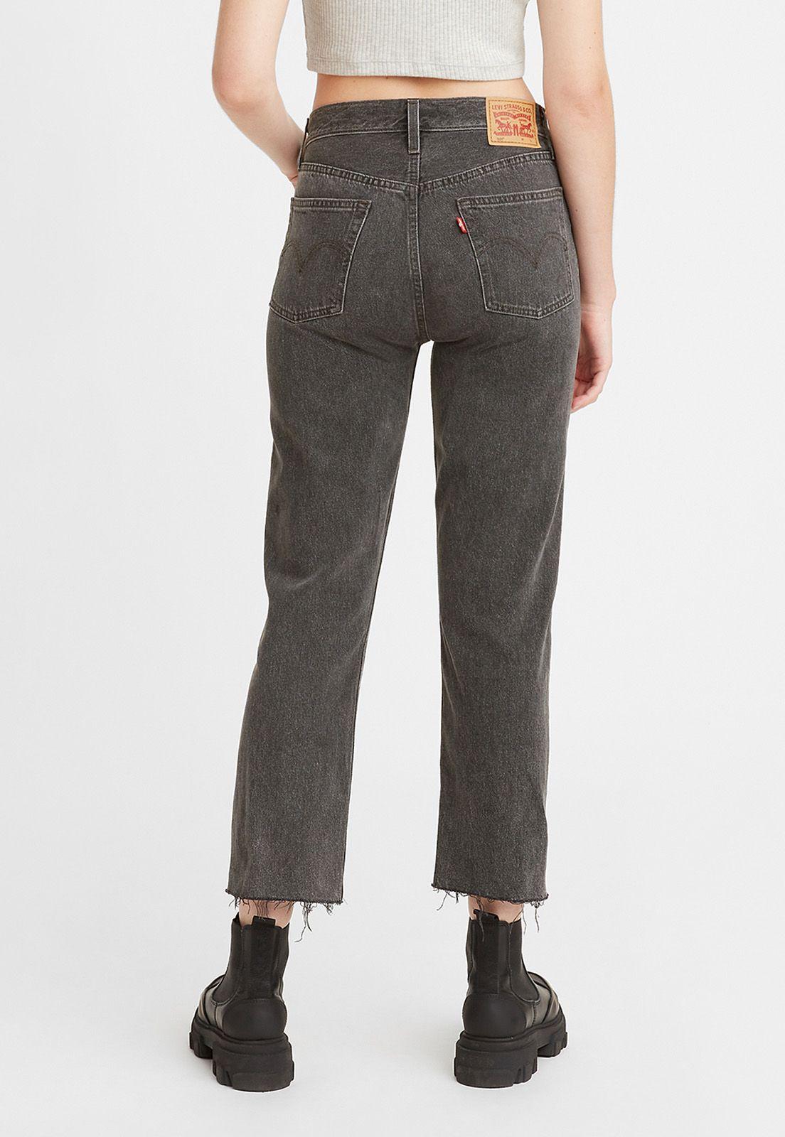 Jeans Mujer 501 Original Fit Crop Negro Levis 36200-0211-2