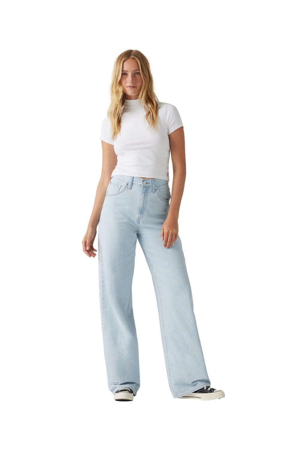 Jeans Mujer Cinch Baggy Celeste Levis 001UP-0001-4