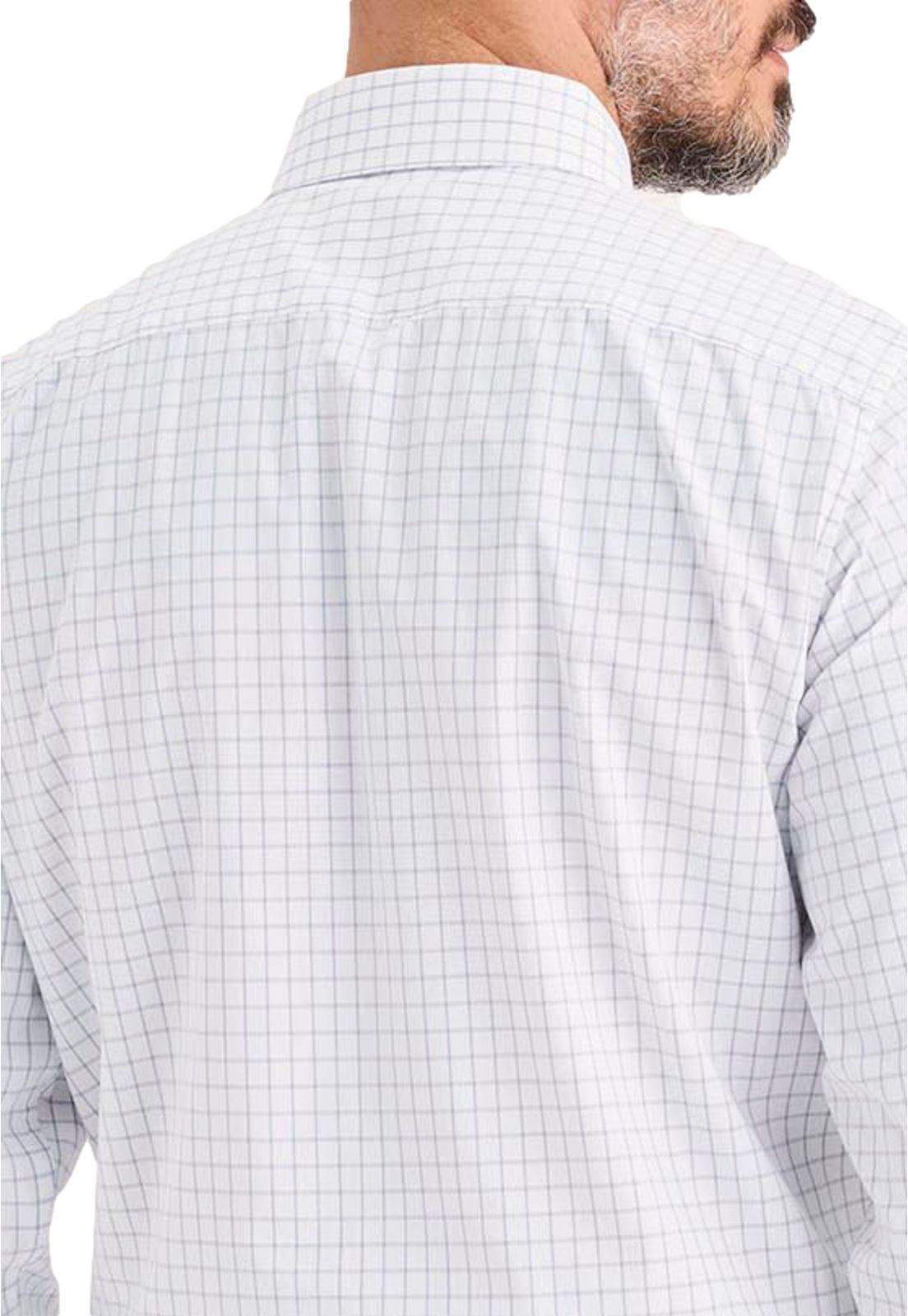 Camisa Hombre Workday LS Classic Fit Blanco Cuadros A9386-0042-3