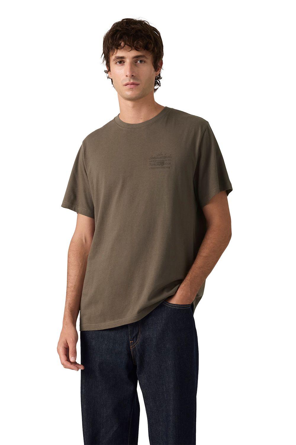 Polera Hombre Ss Relaxed Fit Tee Café Levis 16143-2403-0