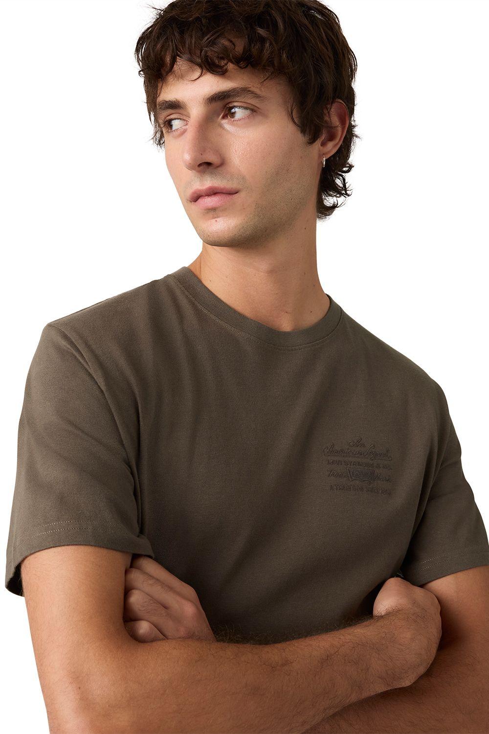 Polera Hombre Ss Relaxed Fit Tee Café Levis 16143-2403-3