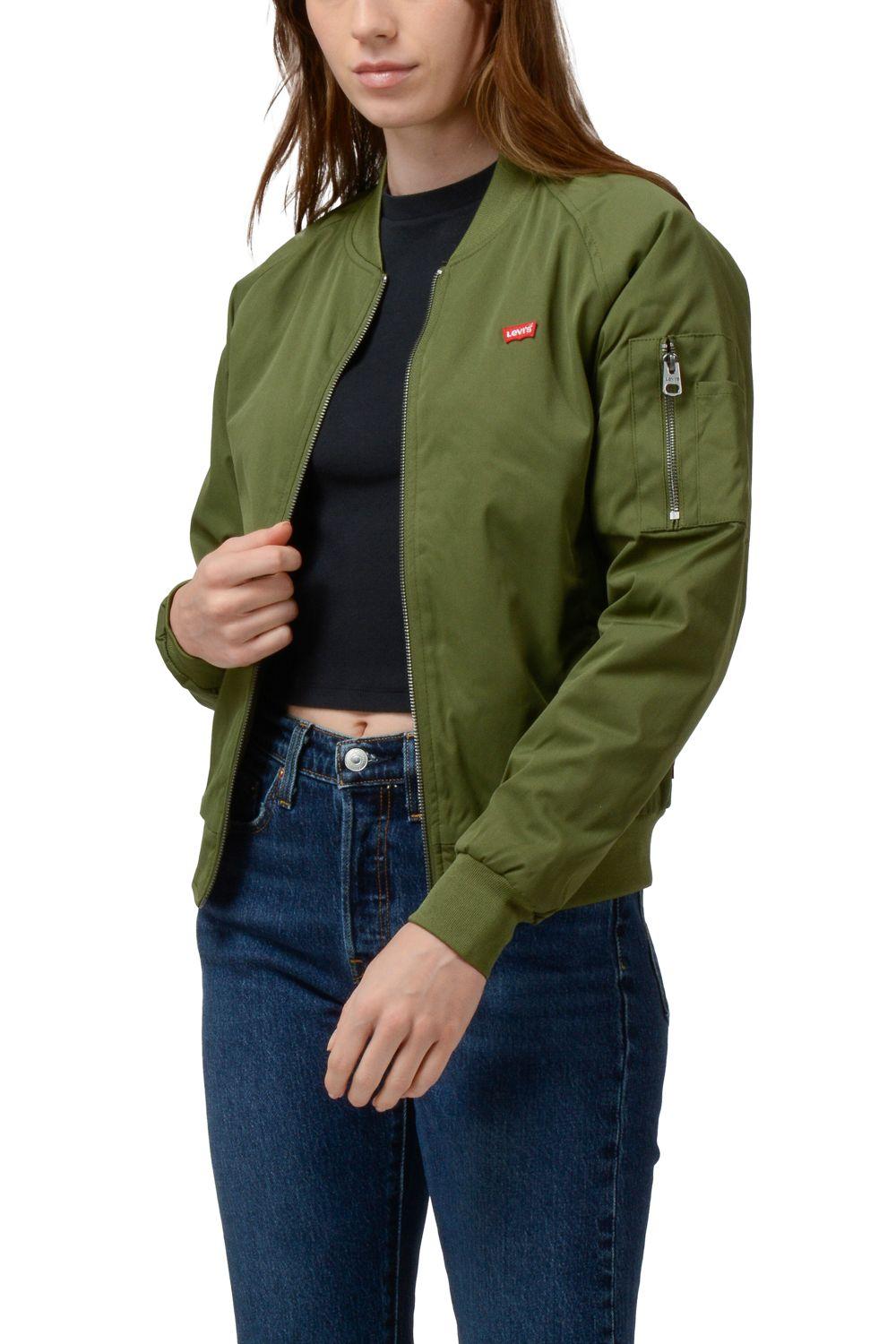 Chaqueta Mujer Bomber Verde Levis 59544-0343-3