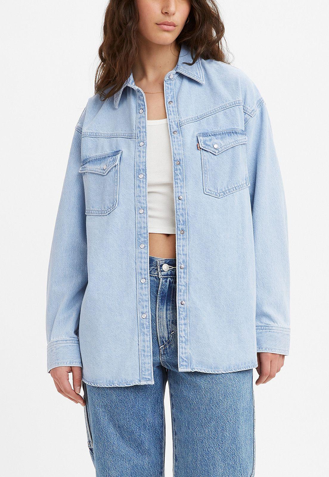 Camisa Mujer Azul Claro Oversize Levis A3364-0001-0