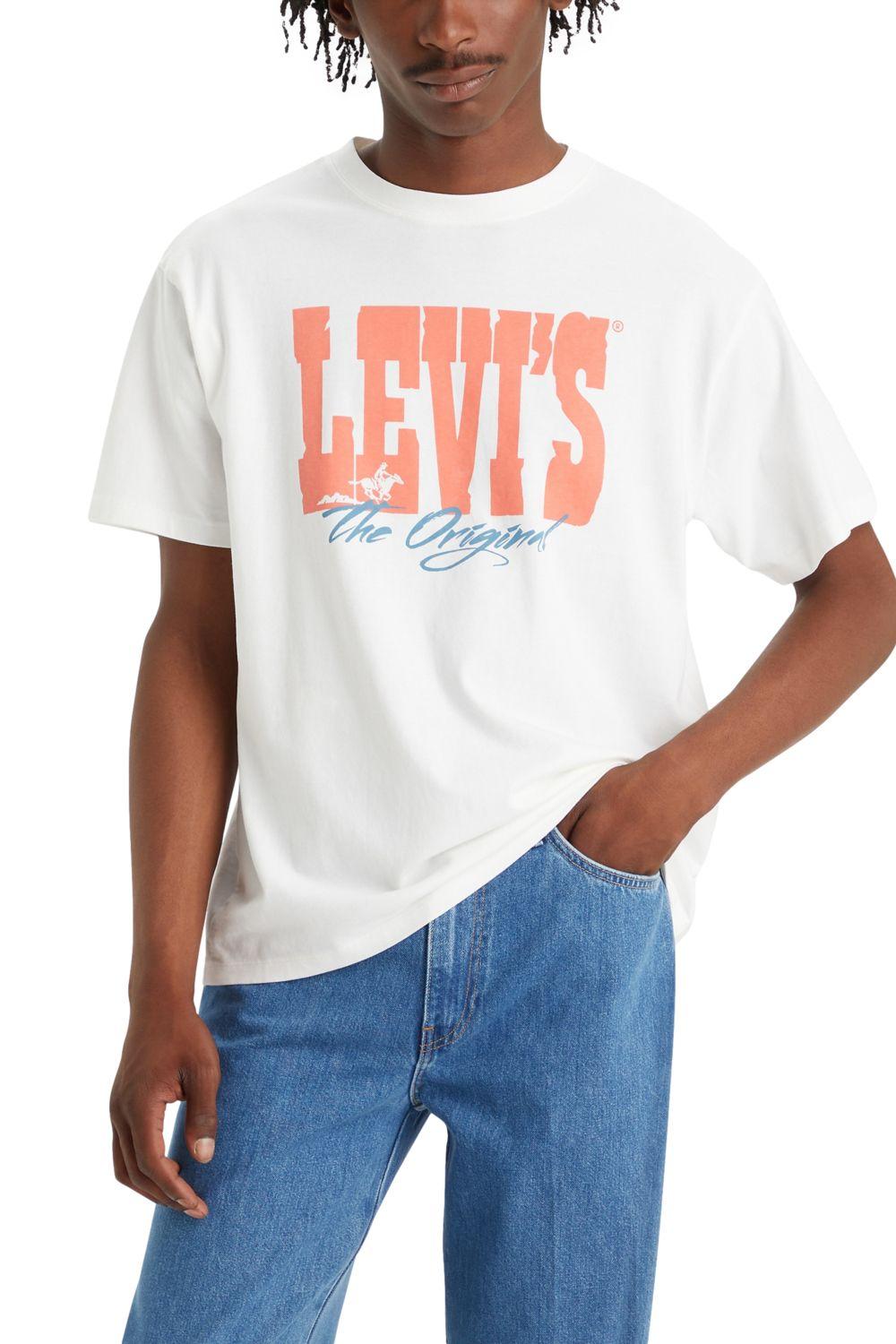 Polera Hombre Relaxed Fit Relax Blanco Levis 87373-0105-0