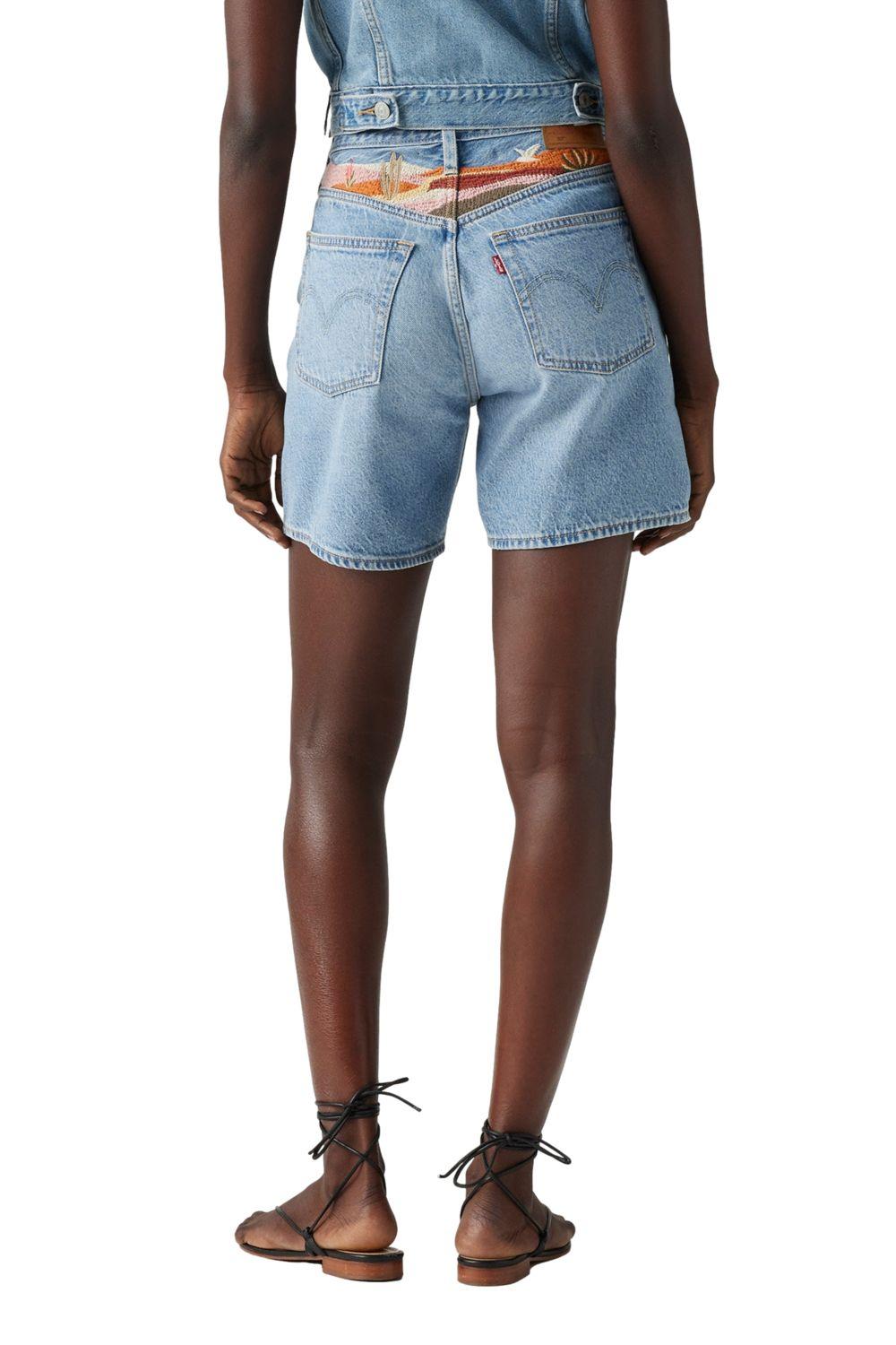 Shorts Mujer 501 Mid Thigh Short Celeste Levis 85833-0078-2