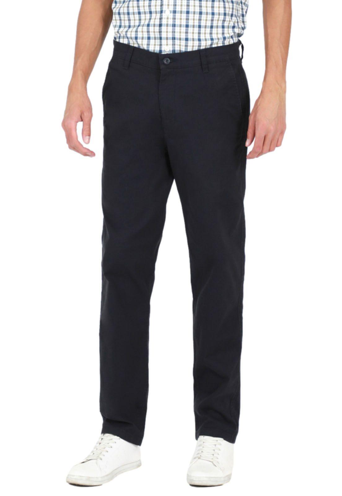 Pantalón Casual Chino Slim Fit Azul-0
