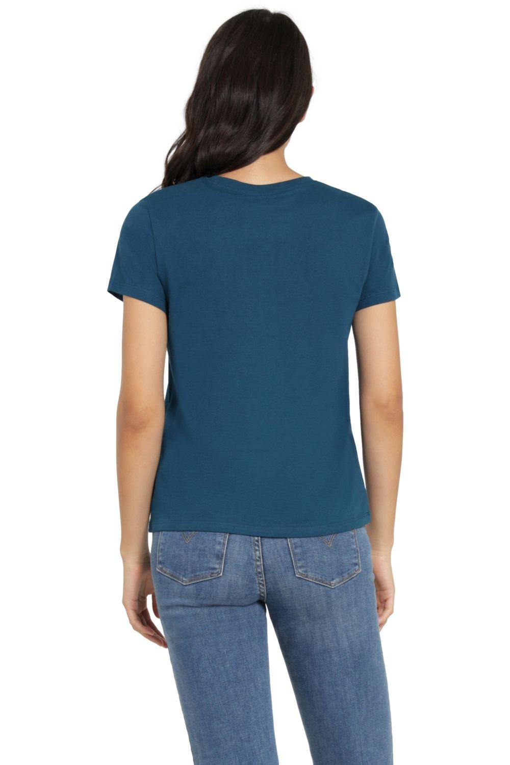 Polera Mujer Manga Corta Perfect Sportwear Azul Levis 17369-2306-2