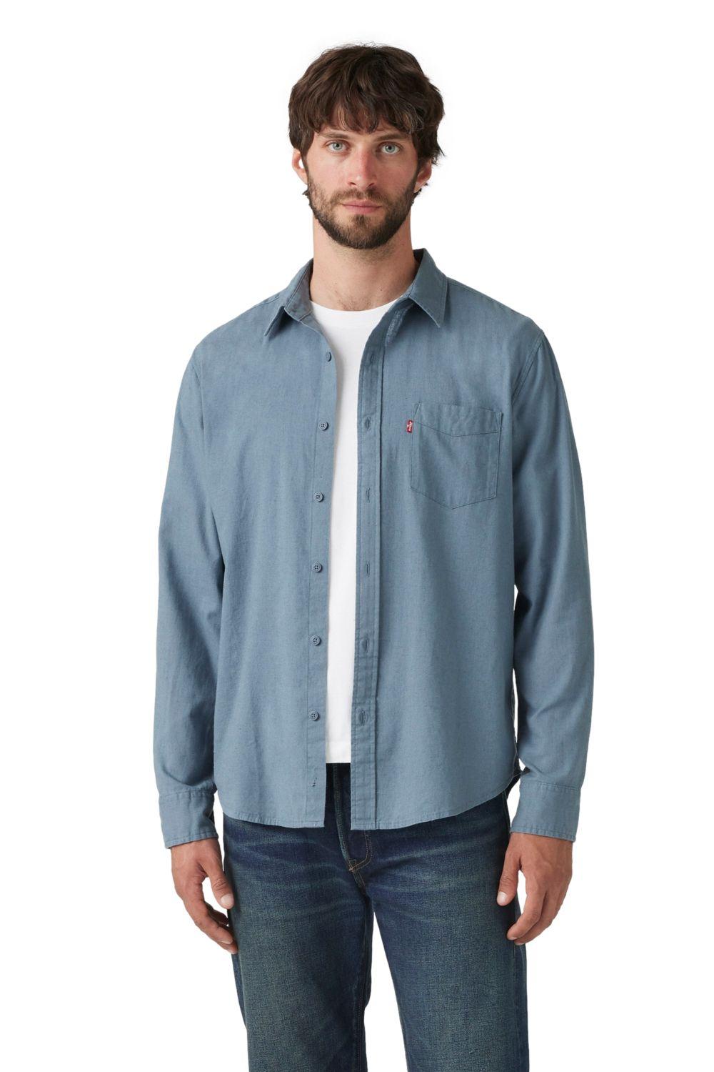 Camisa Hombre Classic Standard Azul Levis 85748-0306-0