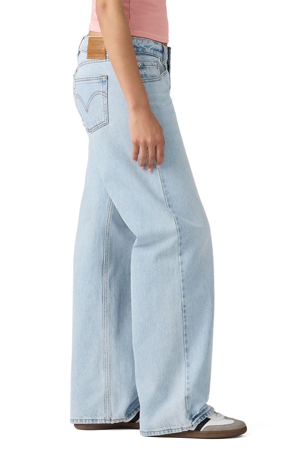 Jeans Mujer Low Loose Celeste Levis A5566-0043-1