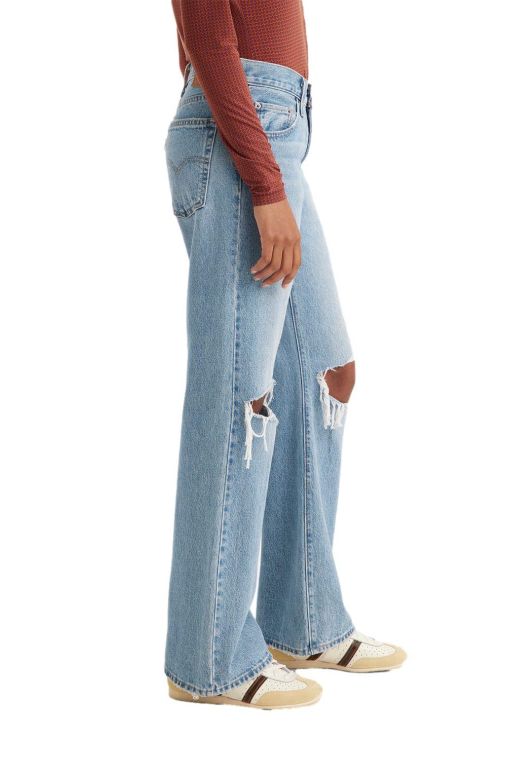 Jeans Mujer Baggy Boot Azul Claro Levis A3495-0002-1