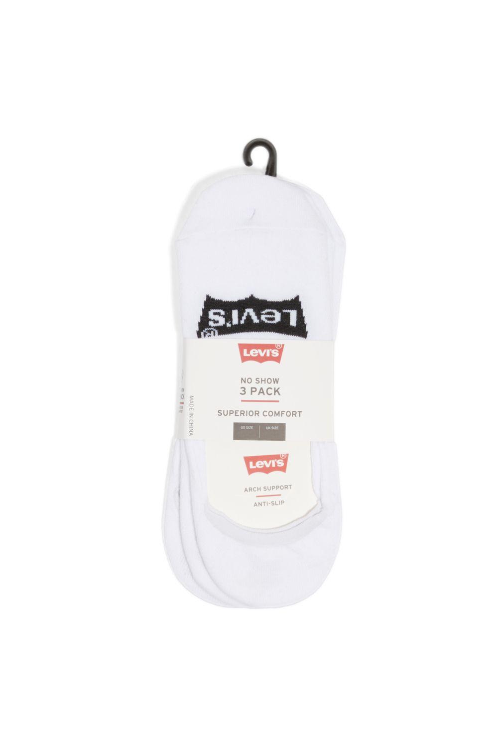 Medias Hombre 3 Pares Blanco Levis 37863-0425-3