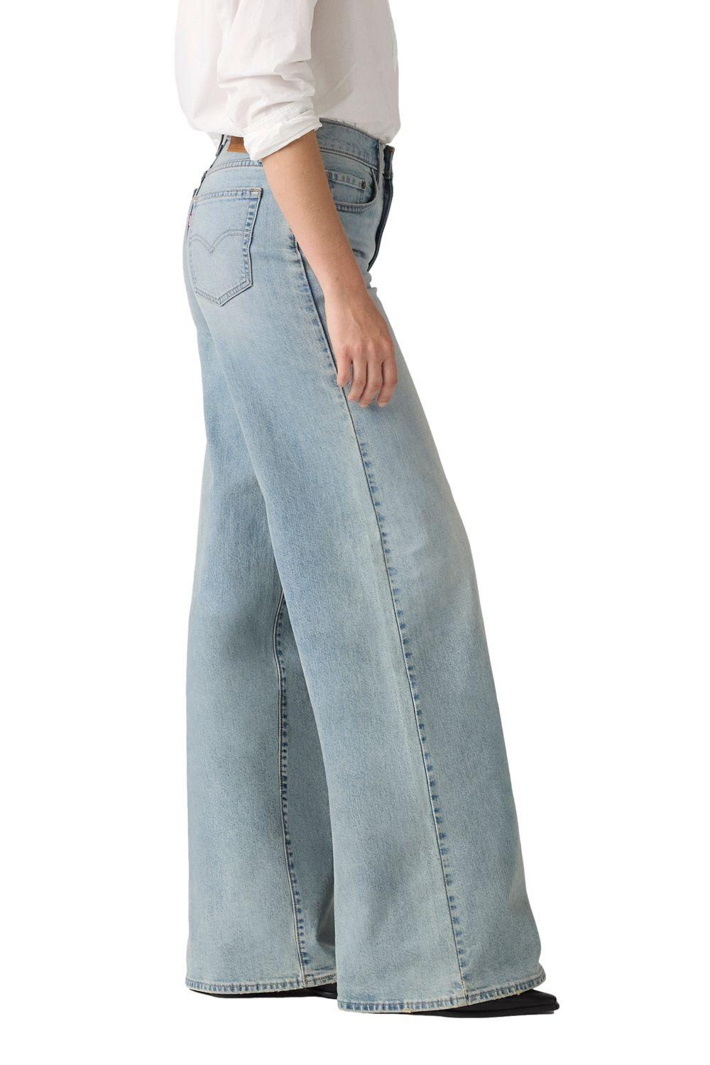 Jeans Mujer 728 Hr Wide Leg Celeste Levis 0039B-0005-1