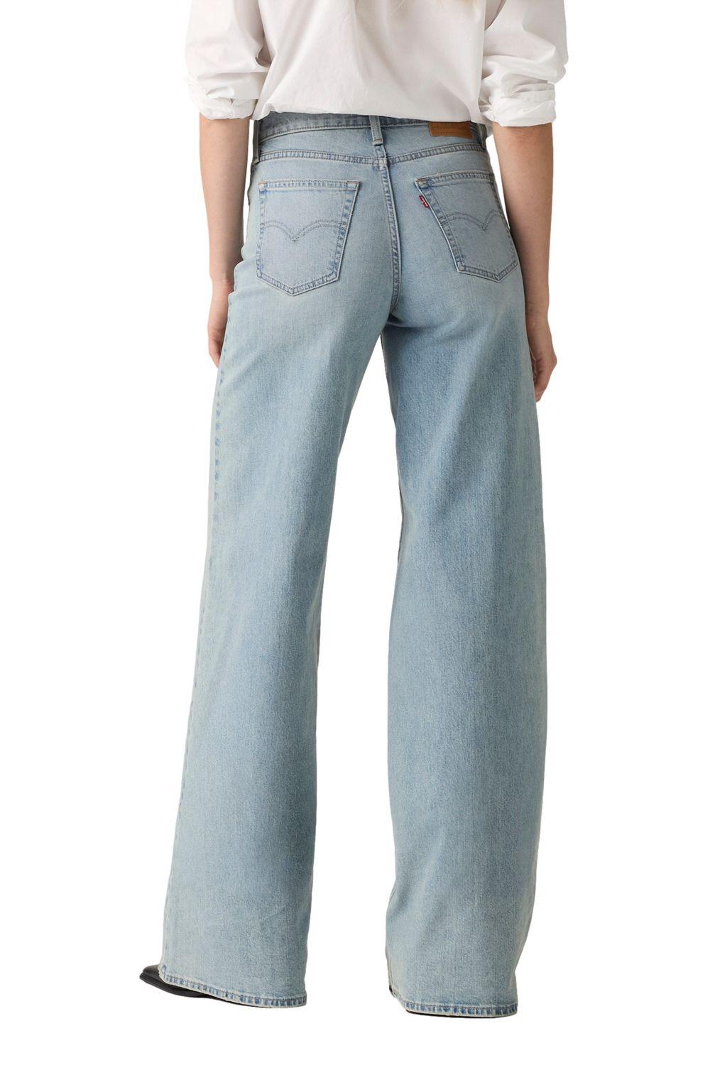 Jeans Mujer 728 Hr Wide Leg Celeste Levis 0039B-0005-2