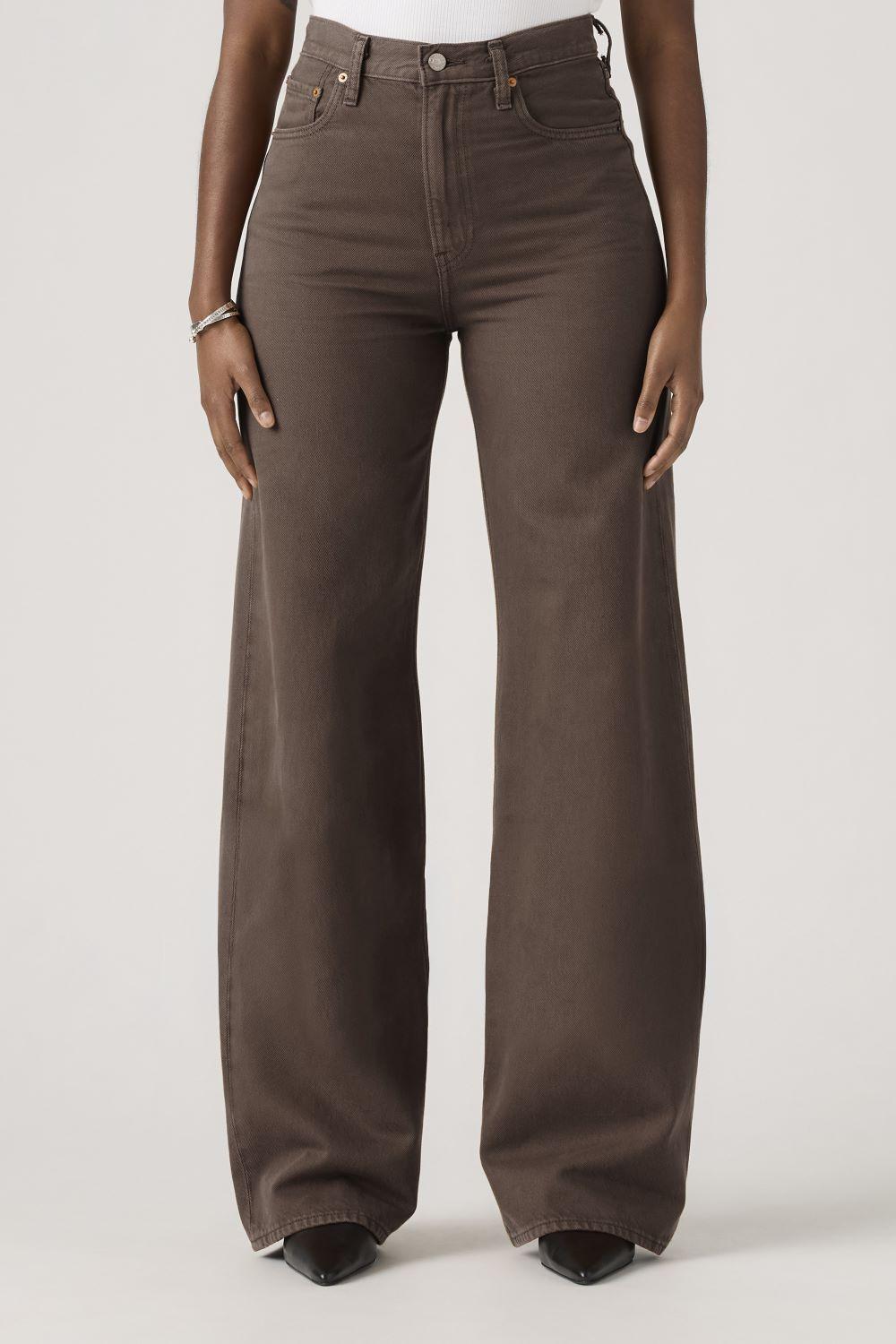 Jeans Mujer Ribcage Wide Leg Café Levis A6081-0083-0